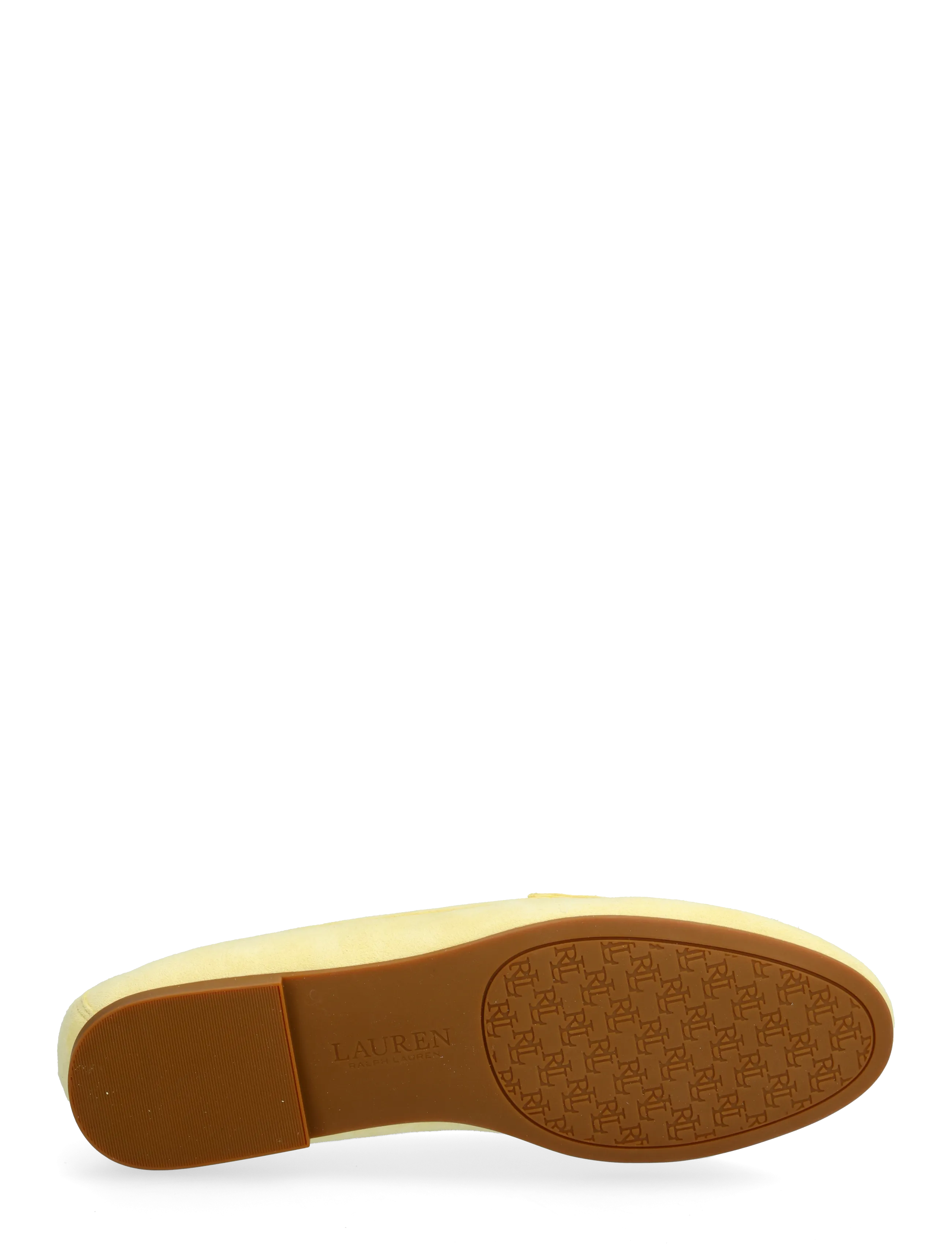 Lauren Ralph Lauren - Averi III Suede Loafer - herbstschuhe - lemon sorbet - 4