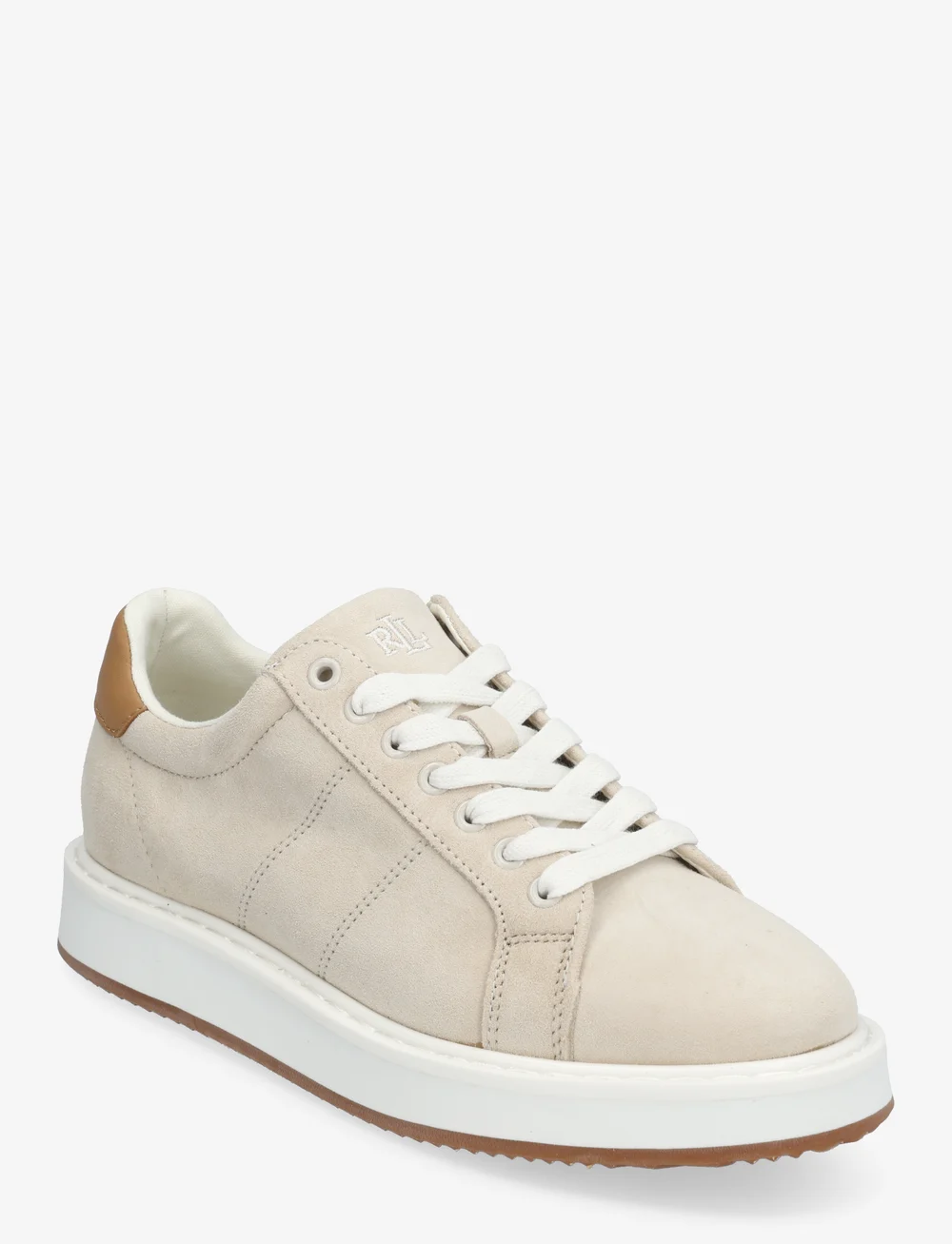 Lauren Ralph Lauren Angeline Iv Suede Leather Sneaker Niedrige Sneakers Boozt