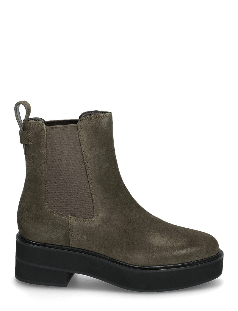 Lauren Ralph Lauren - Adrianna Suede Bootie - alltags-style - dark olive - 1