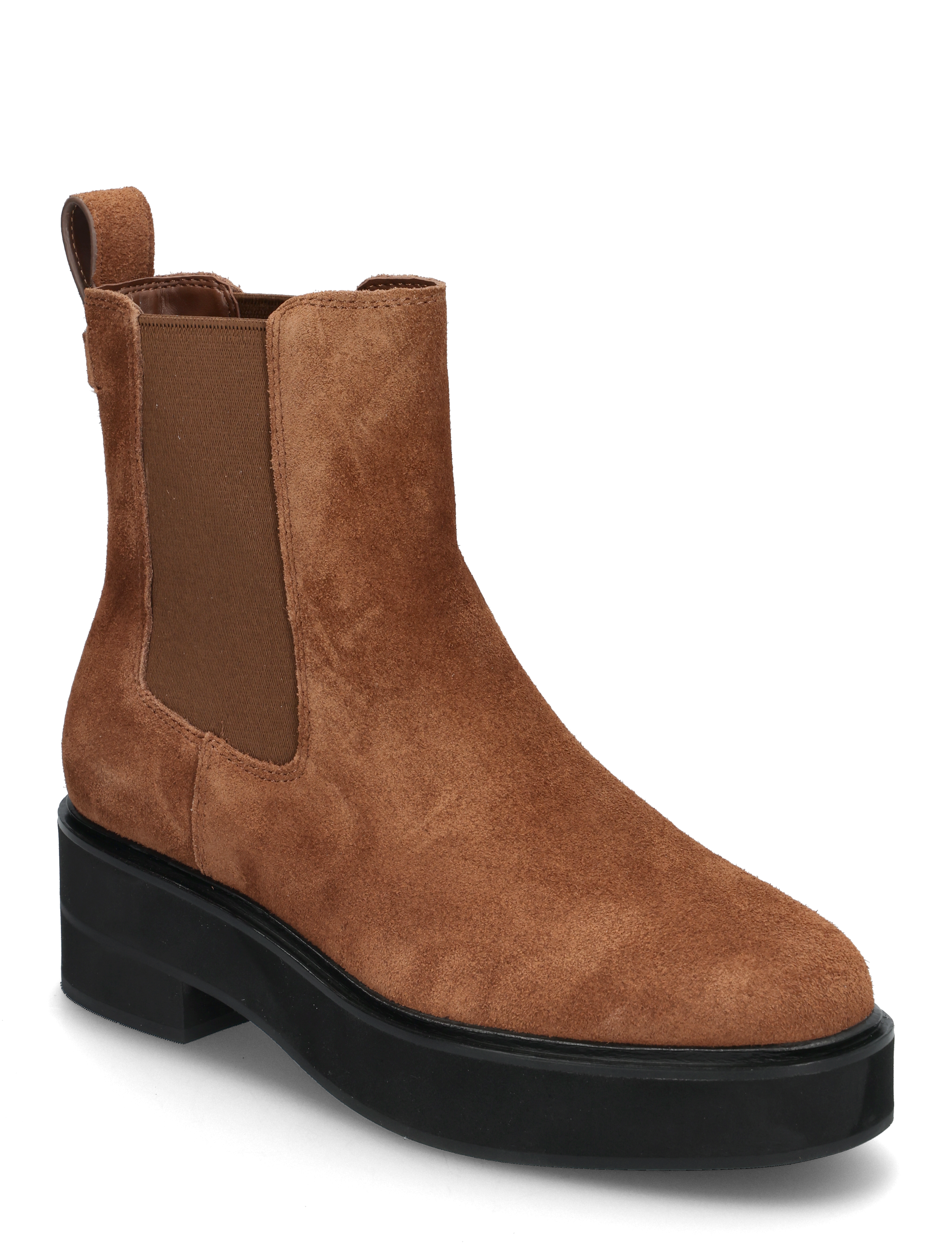 Adrianna Suede Bootie - TOBACCO