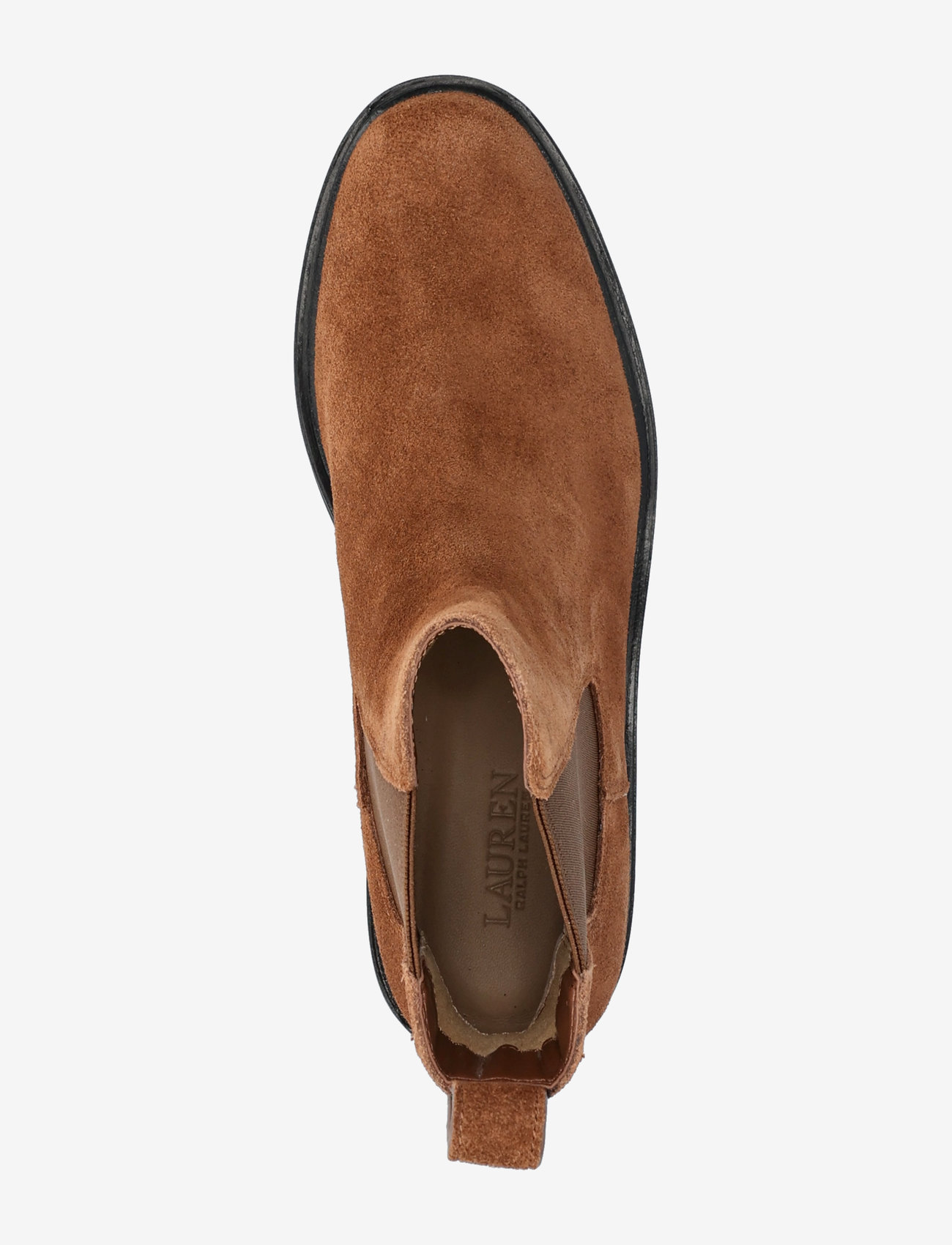 Lauren Ralph Lauren - Adrianna Suede Bootie - chelsea boots - tobacco - 3