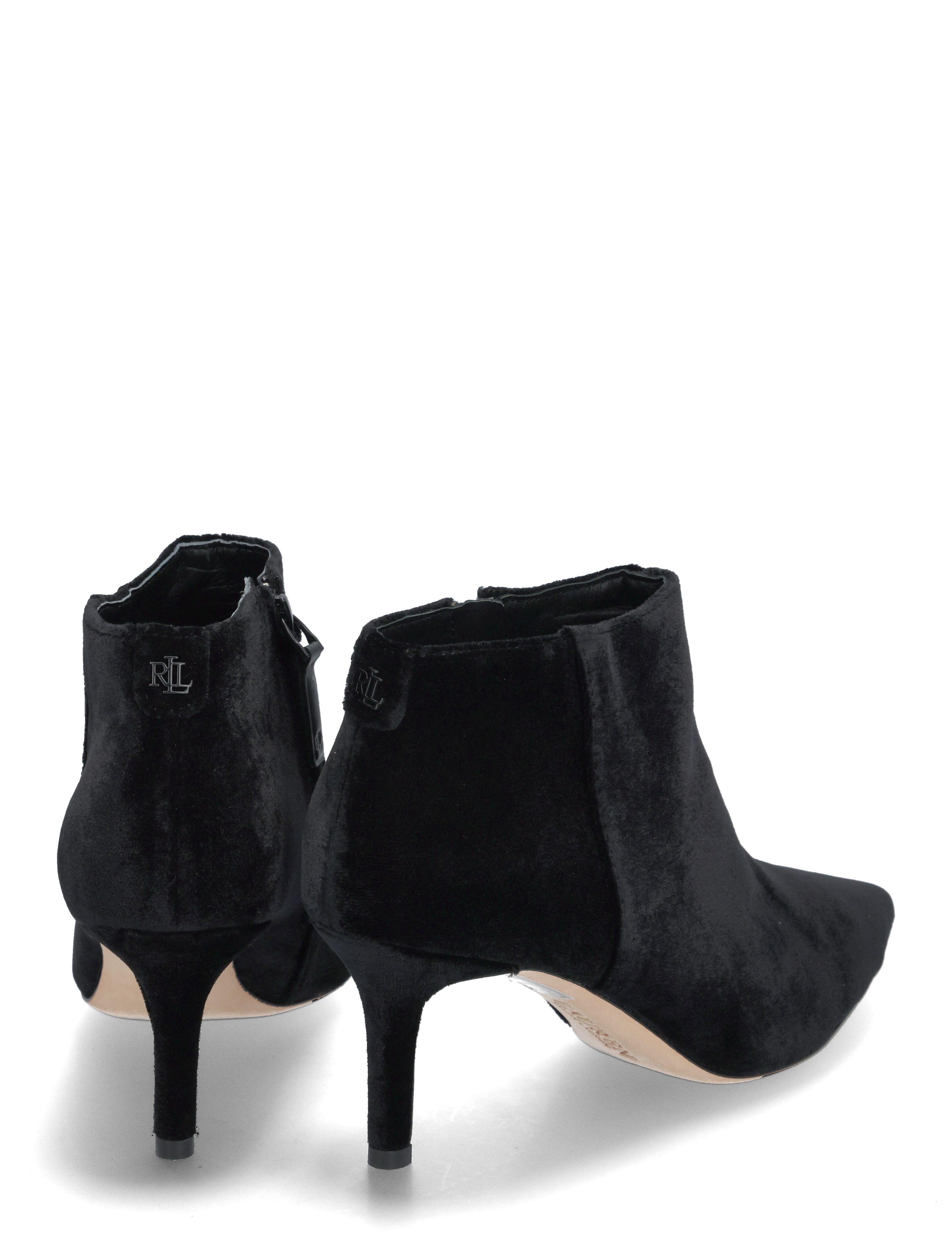 Lauren Ralph Lauren - Lizie Velvet Bootie - black - 4