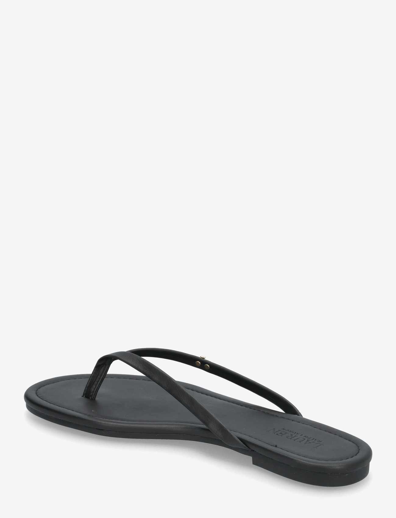 Lauren Ralph Lauren - Raquel Leather Flip-Flop - flip flops - black - 2