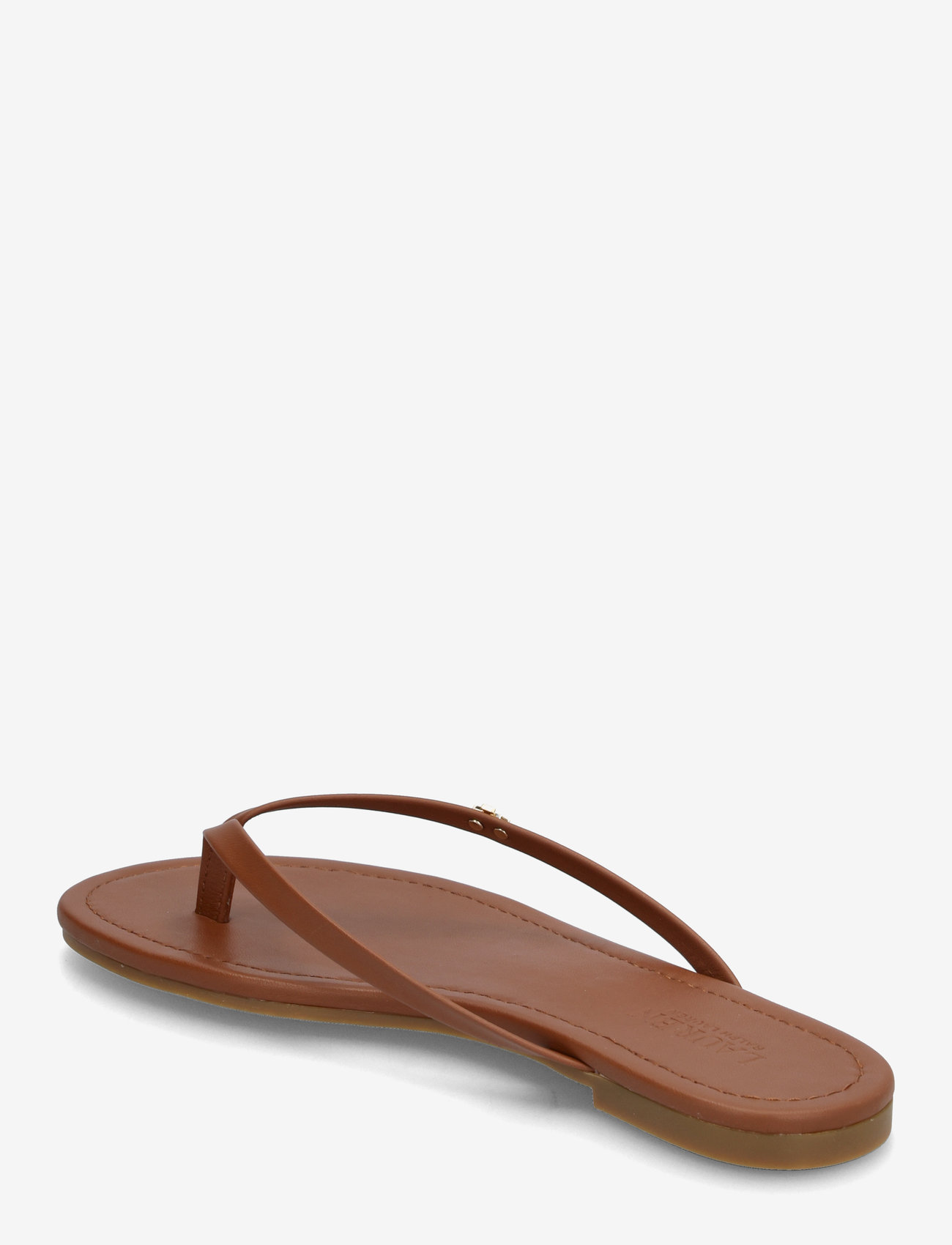 Lauren Ralph Lauren - Raquel Leather Flip-Flop - klipklapper - lauren tan - 2