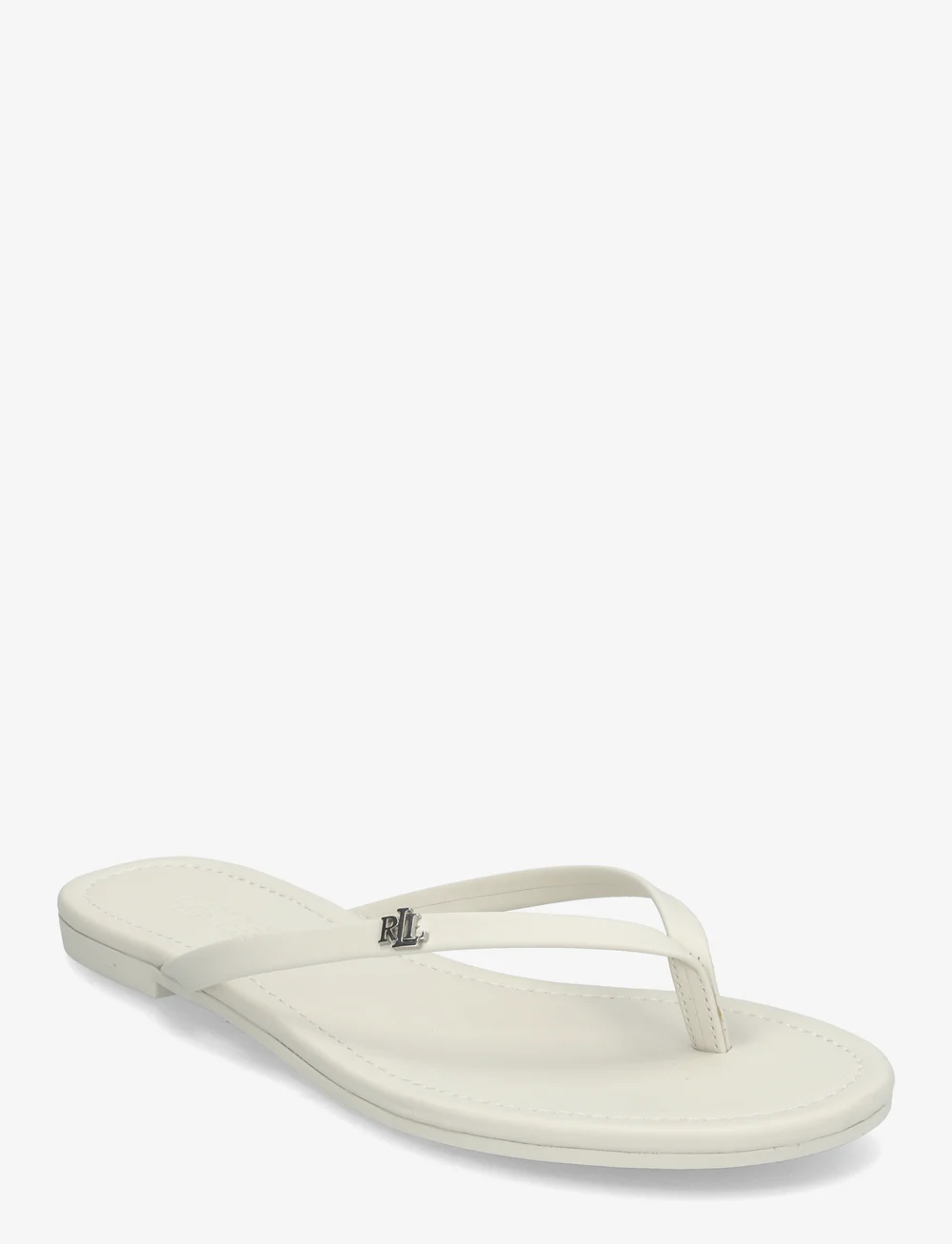 Lauren Ralph Lauren - Raquel Leather Flip-Flop - flip flops - soft white - 0