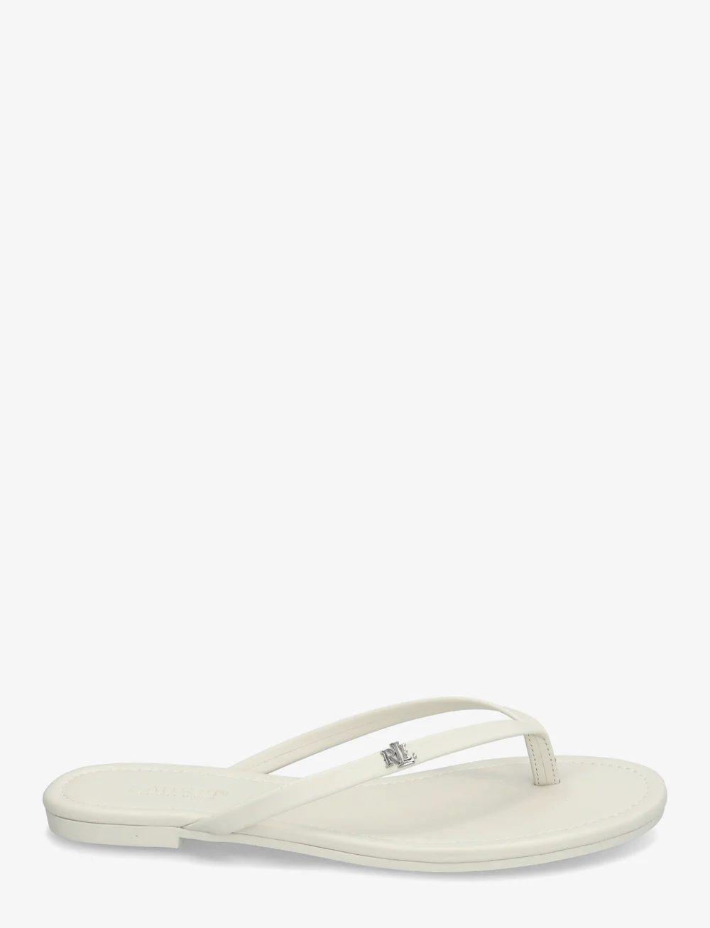 Lauren Ralph Lauren - Raquel Leather Flip-Flop - flip flops - soft white - 1