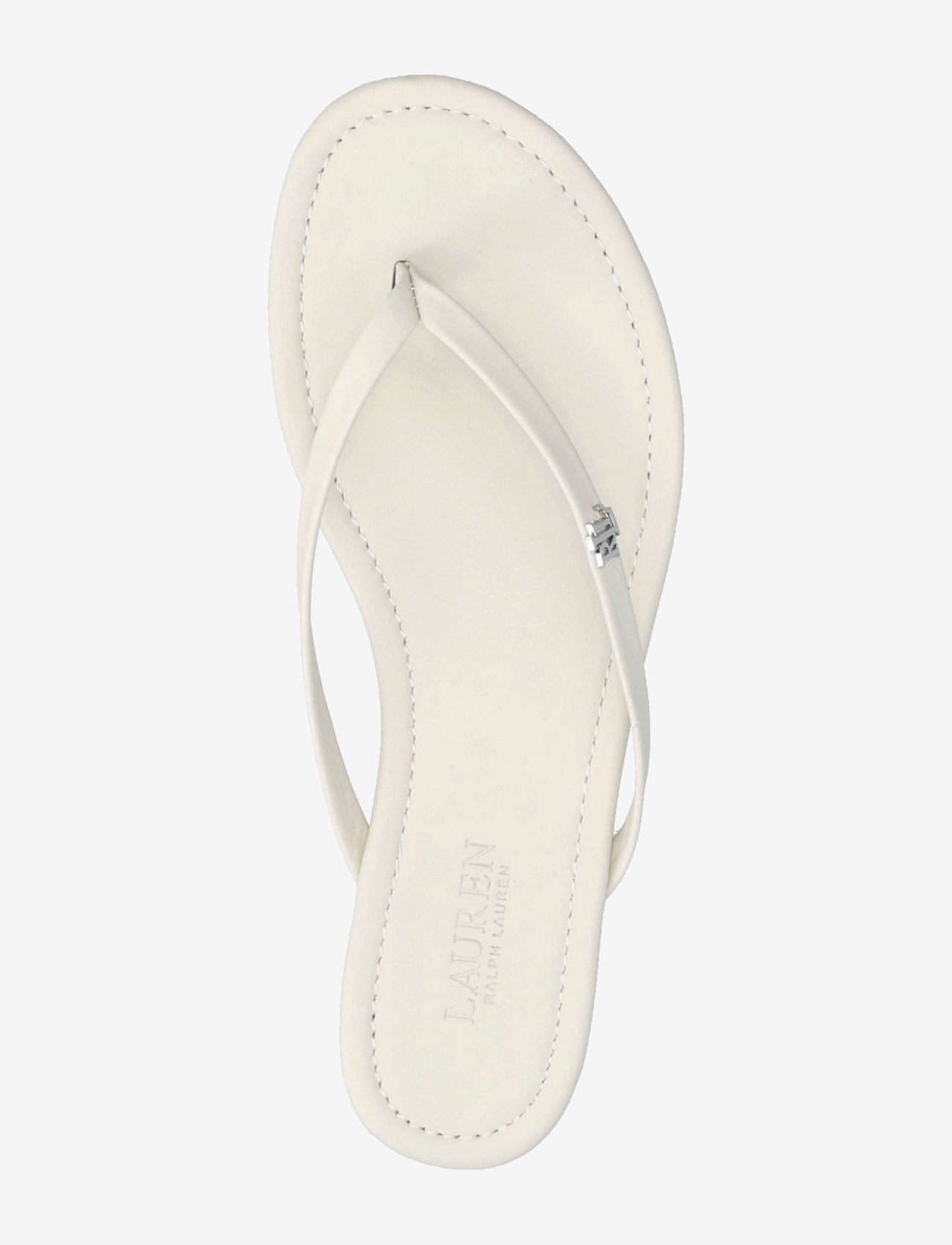 Lauren Ralph Lauren - Raquel Leather Flip-Flop - flip flops - soft white - 3