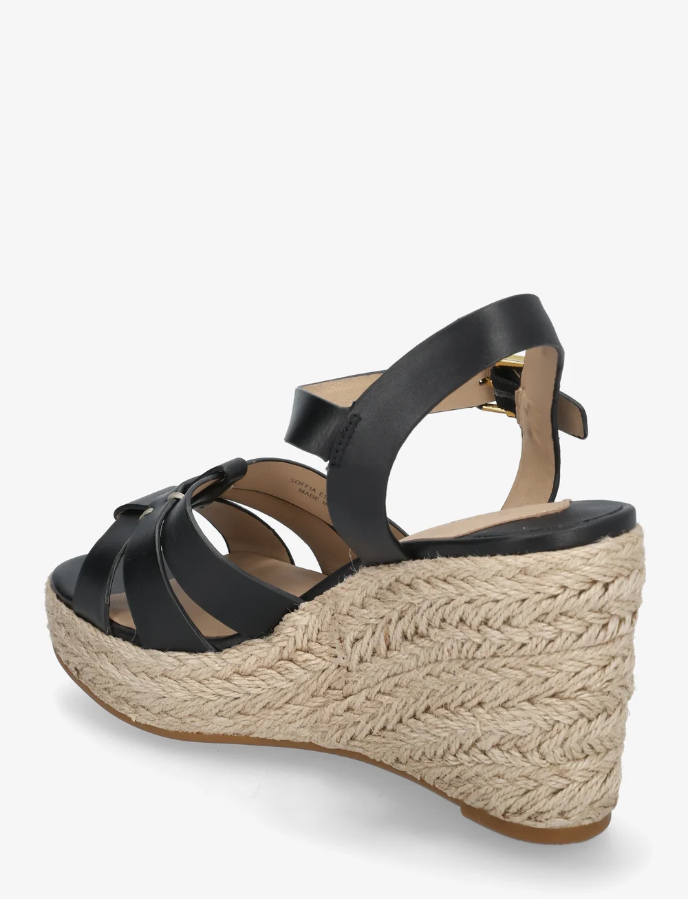 Lauren Ralph Lauren - Soffia Calfskin Espadrille - kontsaga espadrillid - black - 2