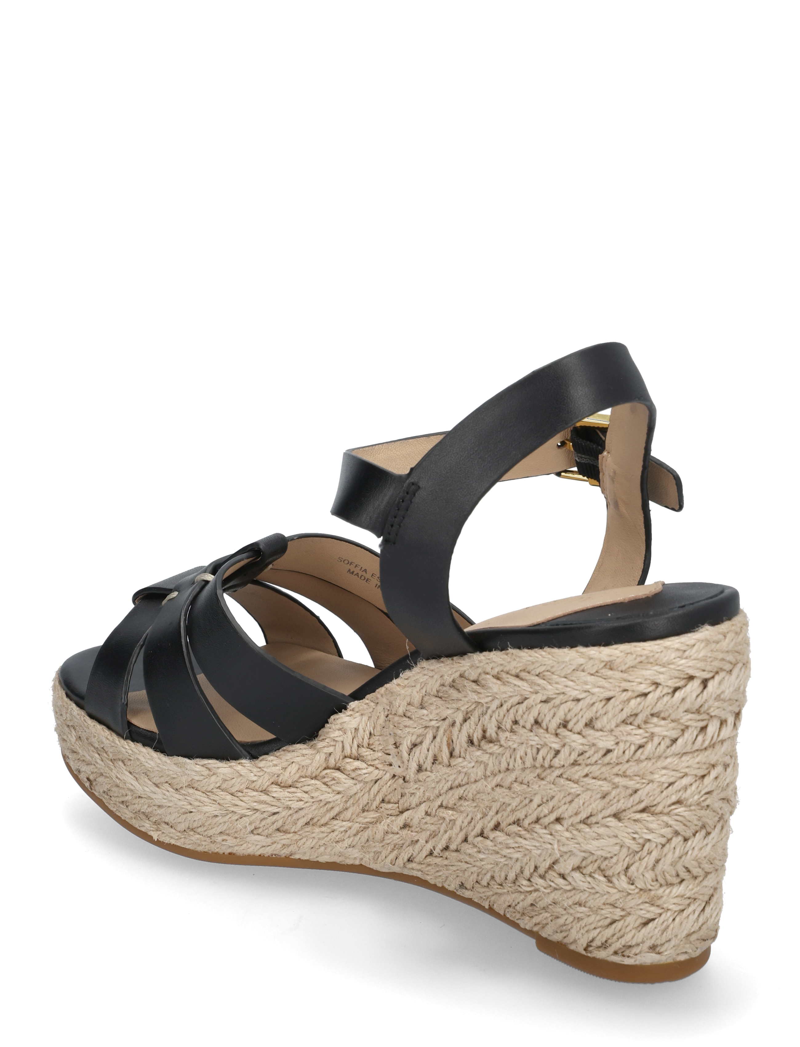 Lauren Ralph Lauren - Soffia Calfskin Espadrille - heeled espadrilles - black - 2