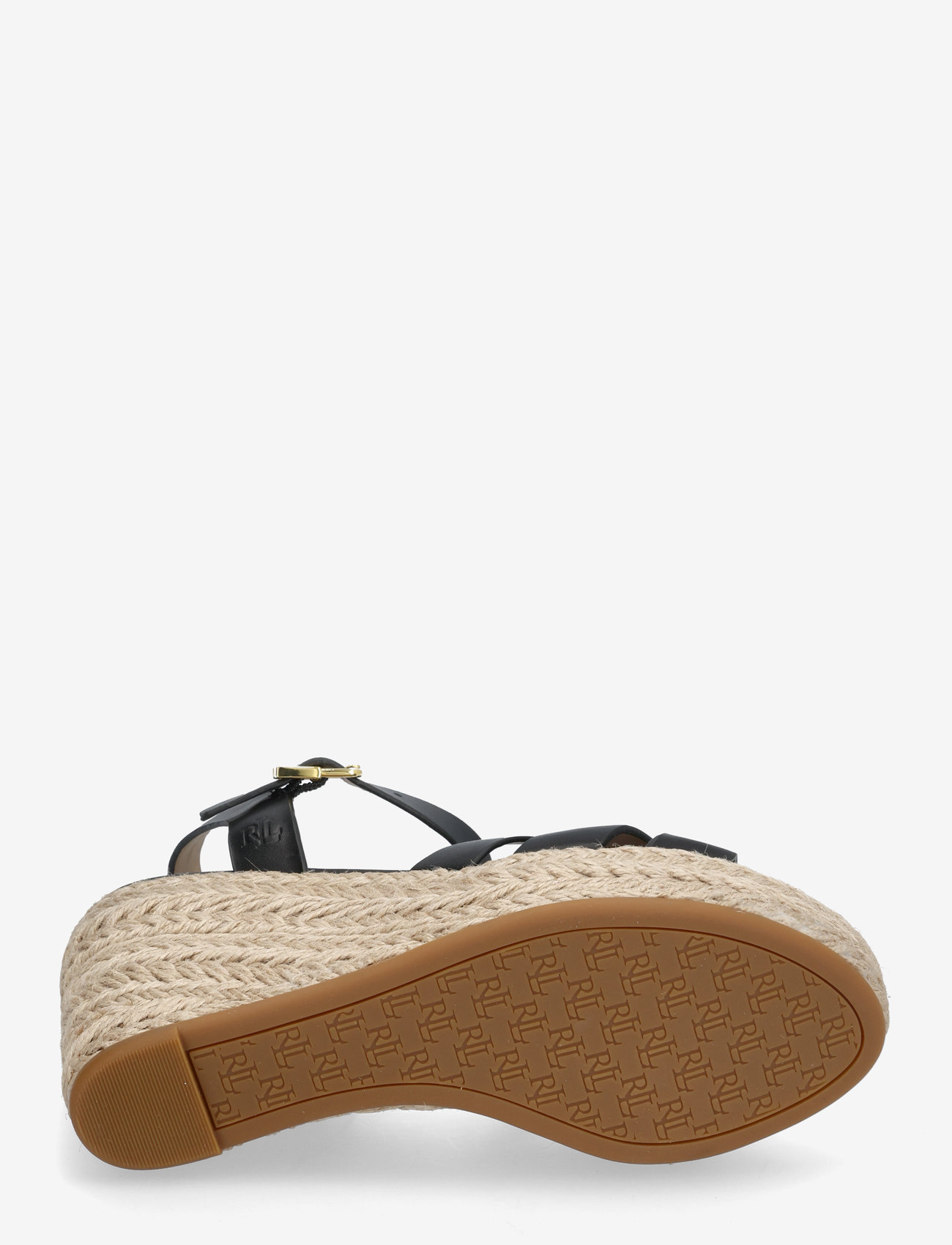 Lauren Ralph Lauren - Soffia Calfskin Espadrille - korolliset espadrillot - black - 3