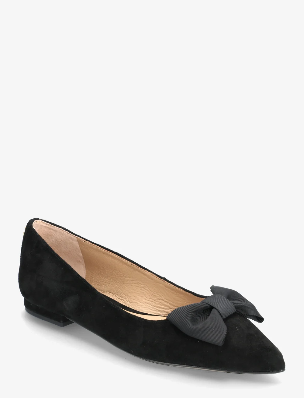 Ralph lauren black flats on sale