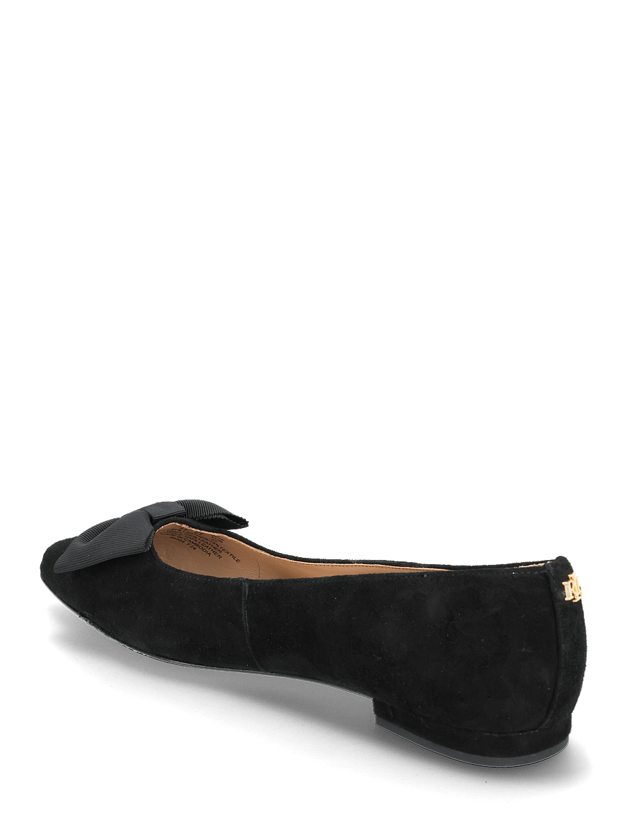 Lauren Ralph Lauren - Londyn Bow-Trim Suede Ballet Flat - besondere anlässe - black/black - 2