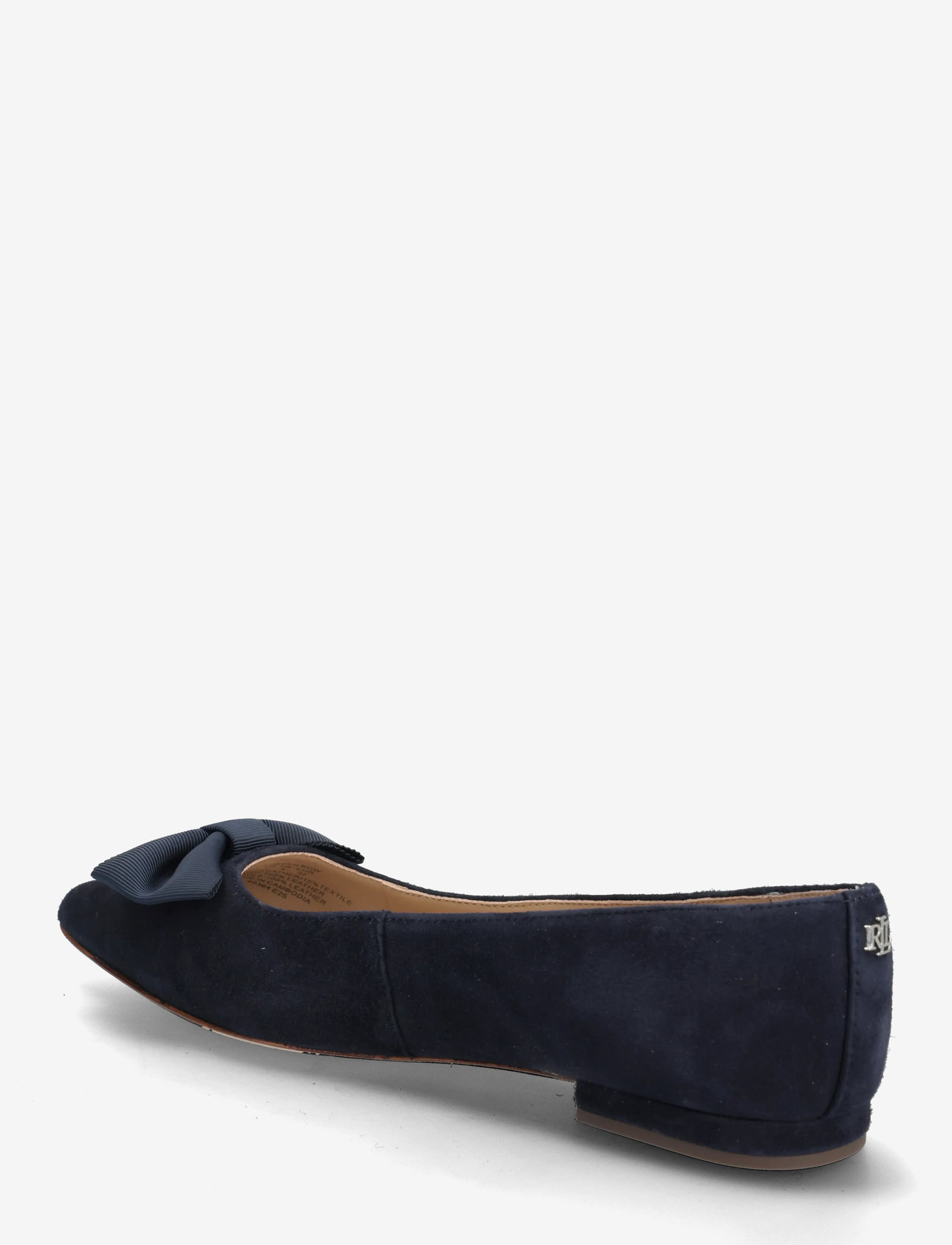 Lauren Ralph Lauren - Londyn Bow-Trim Suede Ballet Flat - special occasions - lauren navy/laure - 2