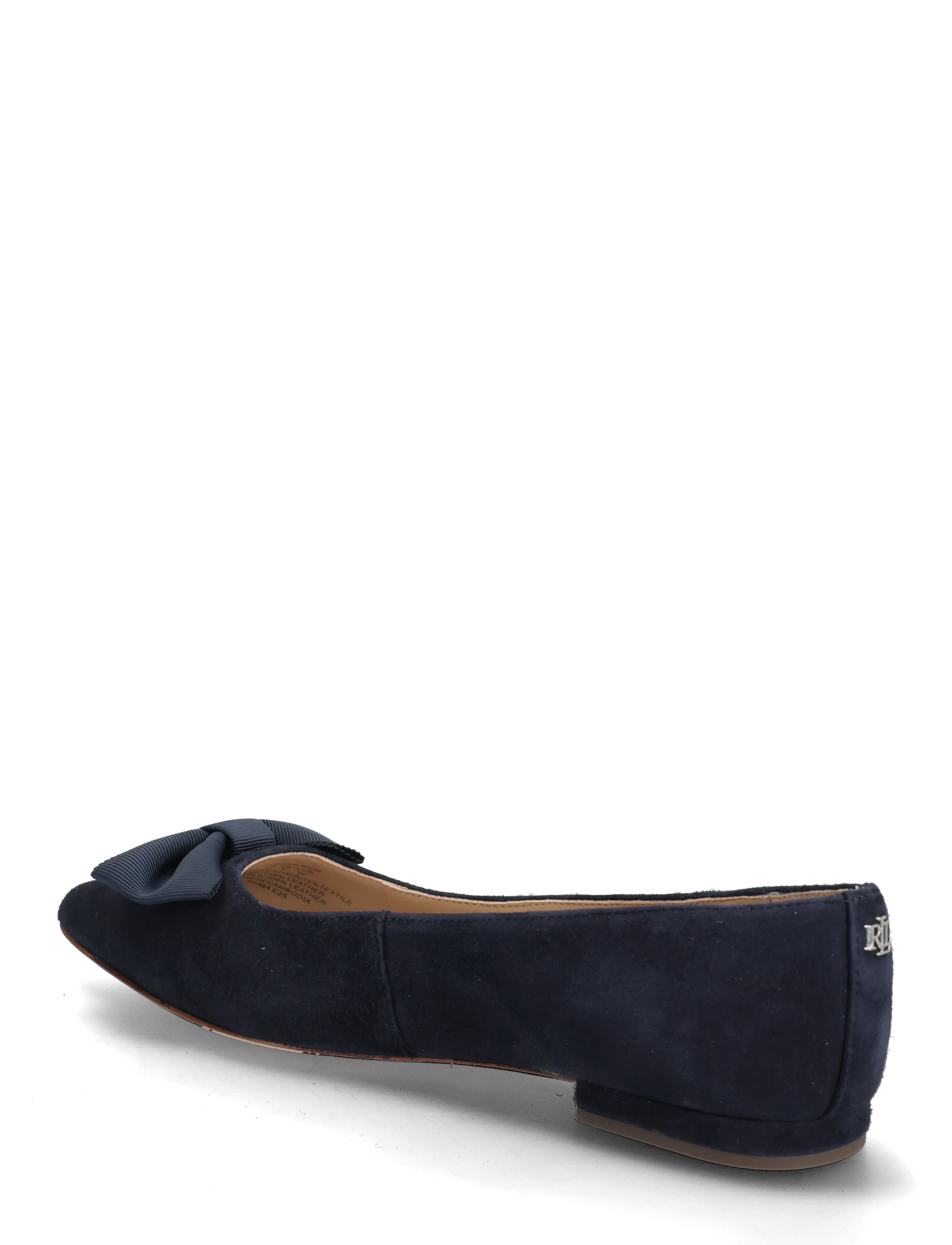 Lauren Ralph Lauren - Londyn Bow-Trim Suede Ballet Flat - særlige begivenheder - lauren navy/laure - 2