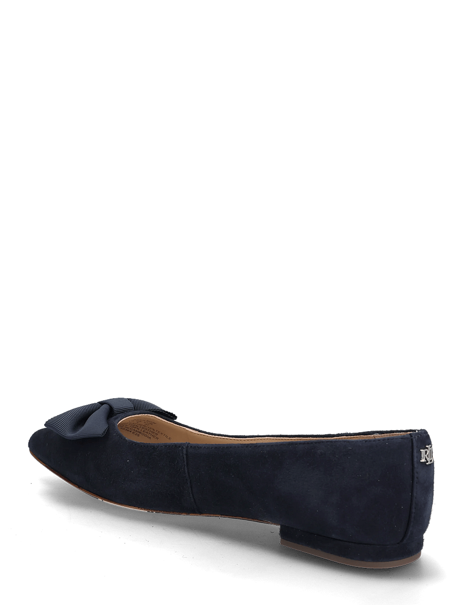Lauren Ralph Lauren - Londyn Bow-Trim Suede Ballet Flat - besondere anlässe - lauren navy/laure - 2