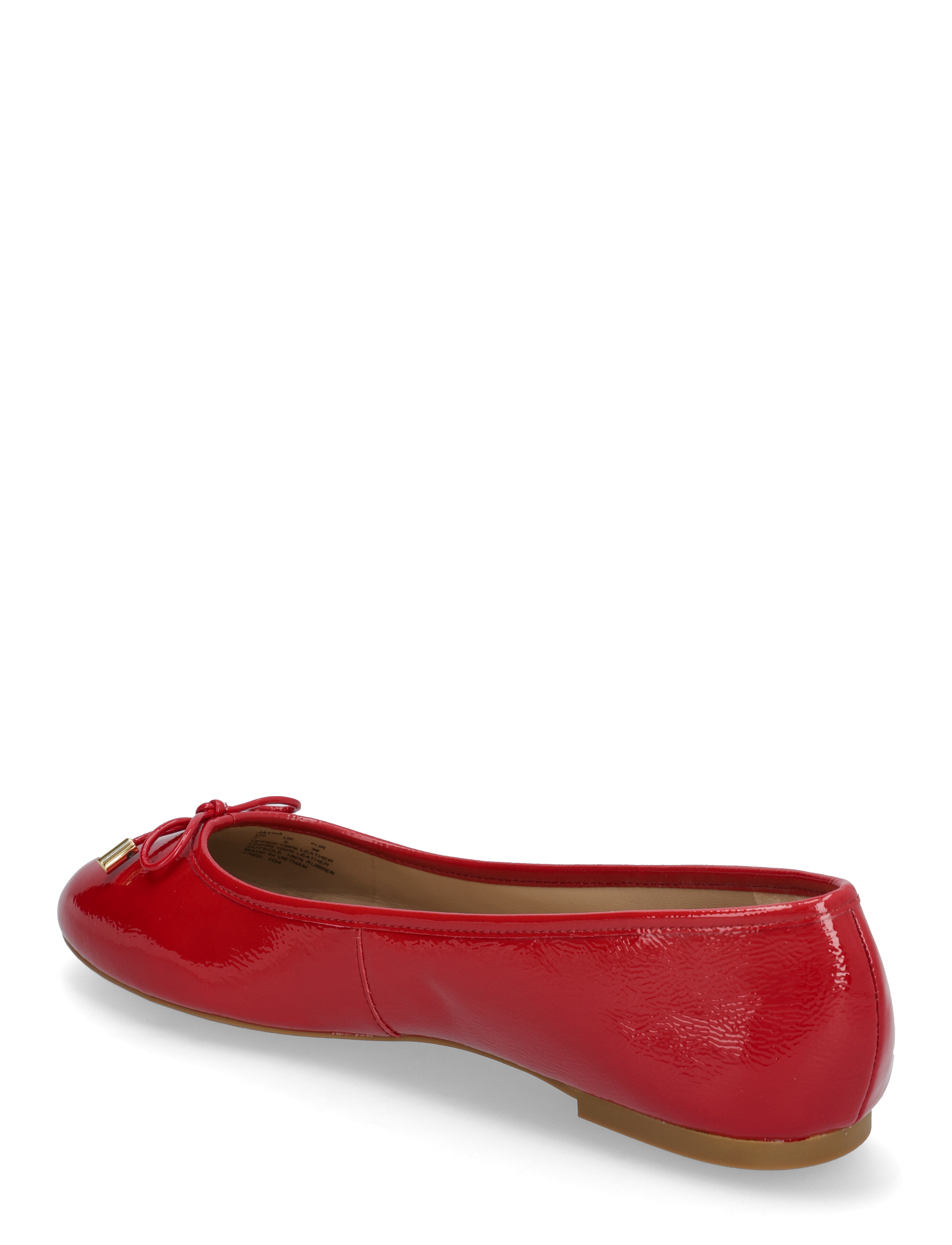 Lauren Ralph Lauren - Jayna Crinkle Patent Leather Flat - festive red - 2