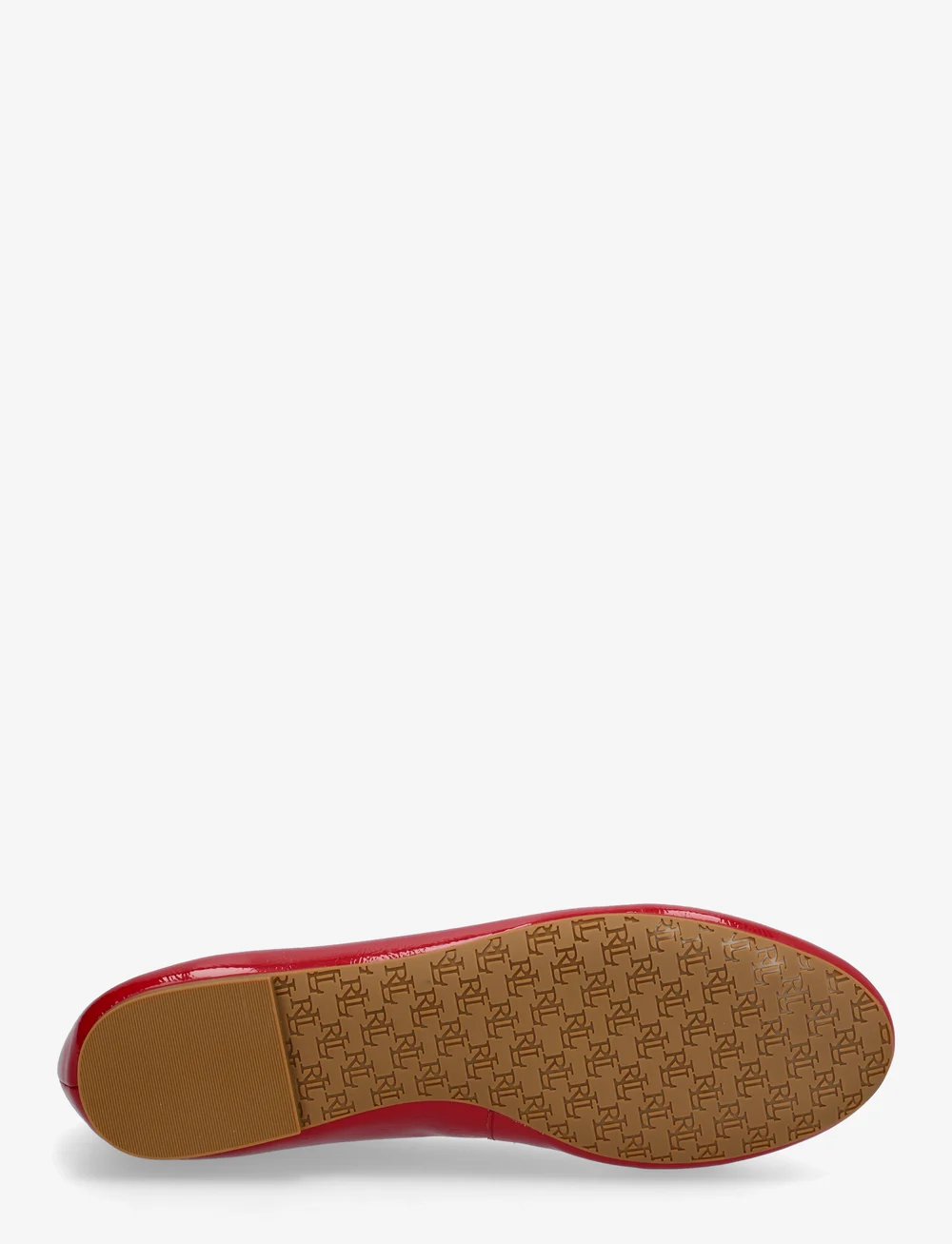 Lauren Ralph Lauren - Jayna Crinkle Patent Leather Flat - speciella tillfällen - festive red - 4
