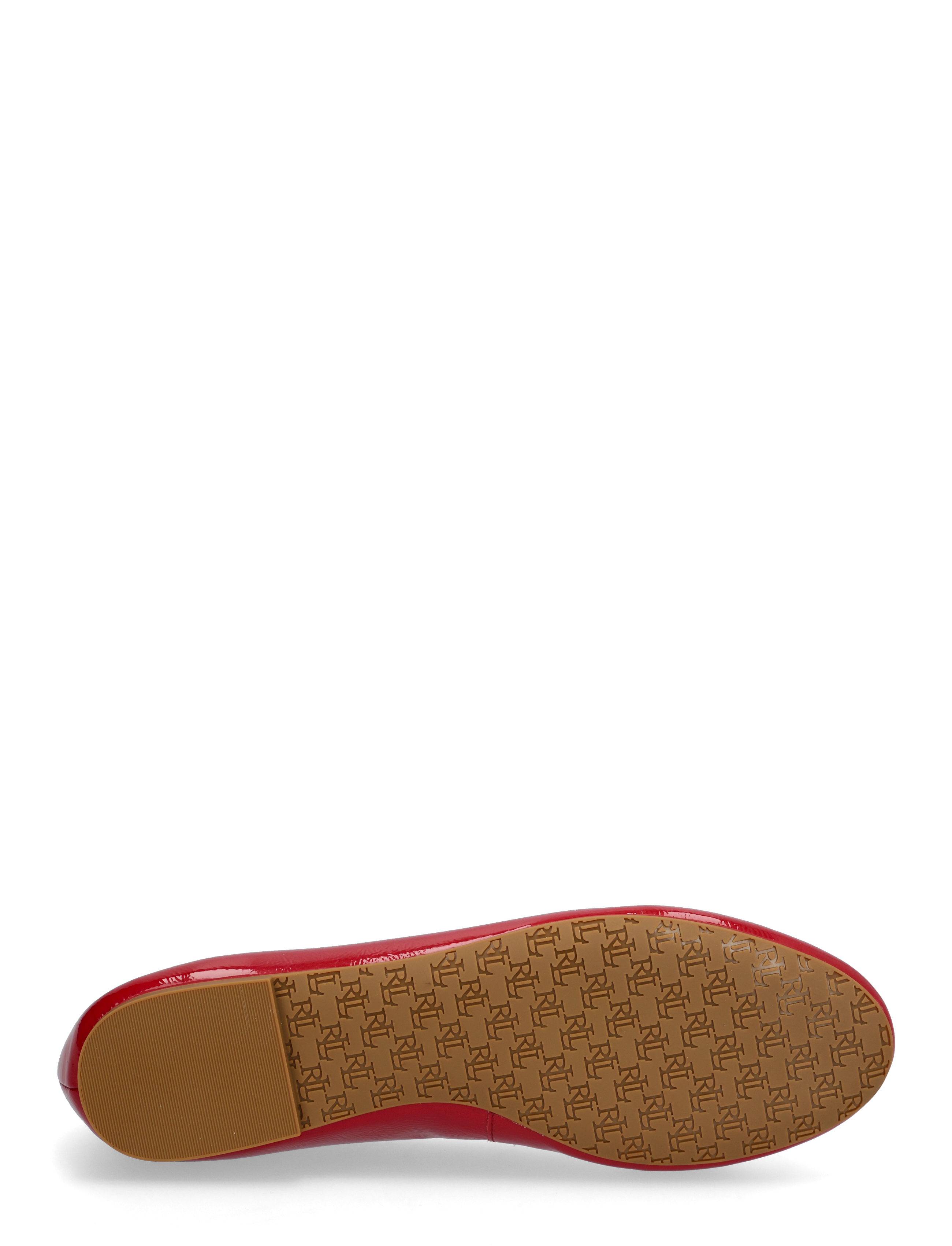 Lauren Ralph Lauren - Jayna Crinkle Patent Leather Flat - festive red - 4