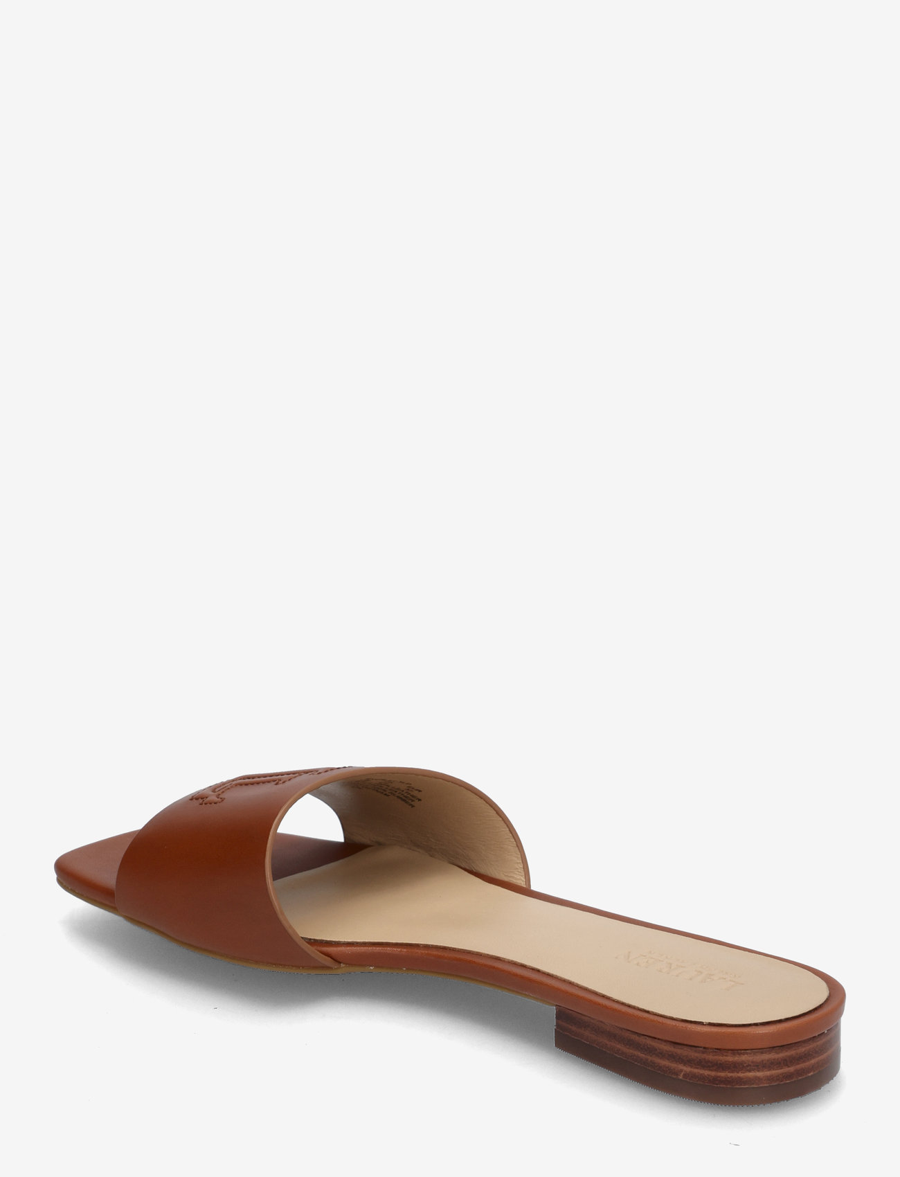 Lauren Ralph Lauren - SMOOTH CALF-EVERLEY SLD-SN-SLI - flache sandalen - lauren tan - 2