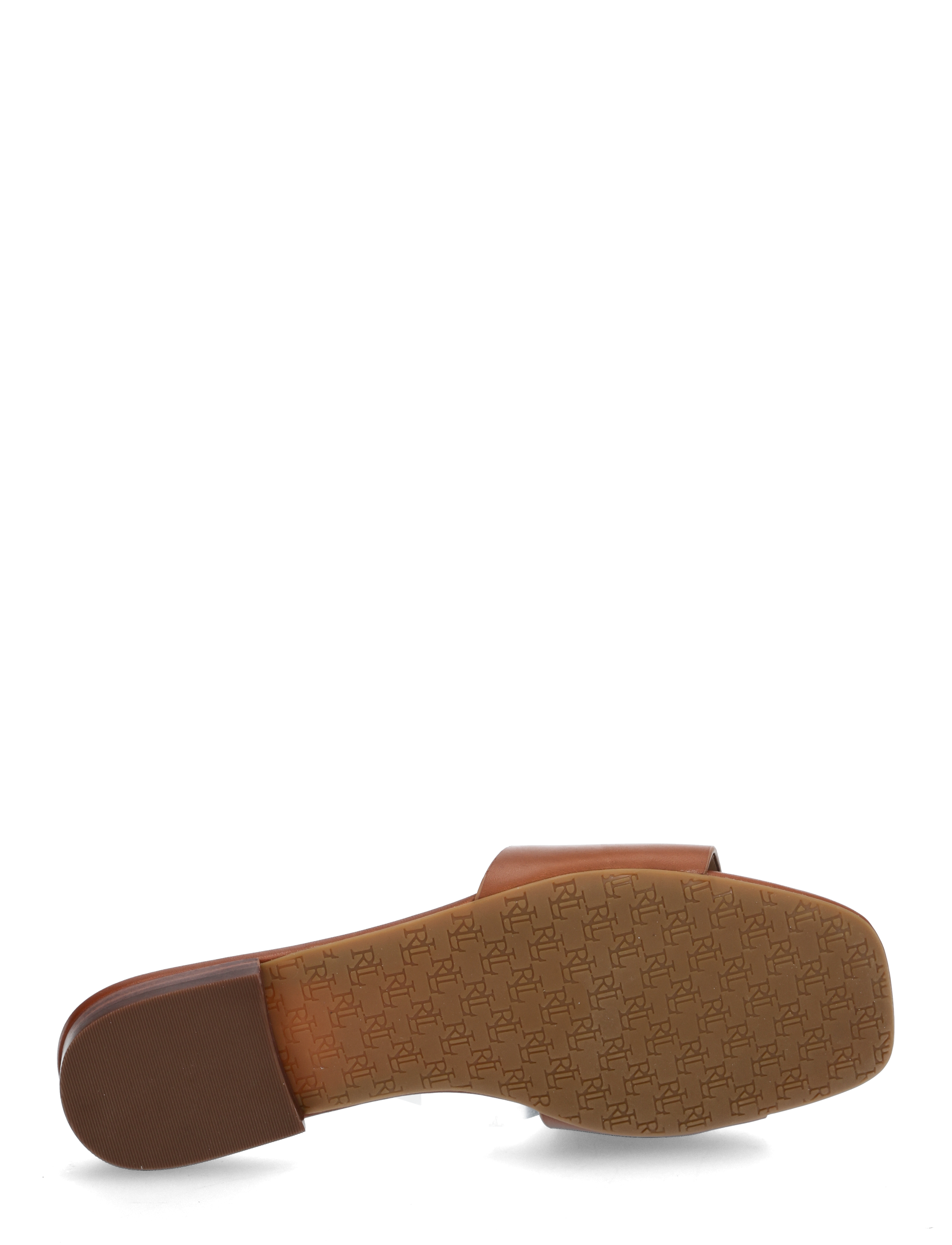 Lauren Ralph Lauren - Everley Calfskin Slide Sandal - platta sandaler - lauren tan - 4