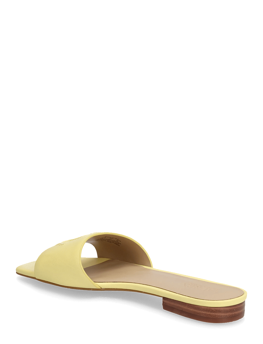 Lauren Ralph Lauren - Everley Nappa Leather Slide Sandal - flache sandalen - lemon sorbet - 2