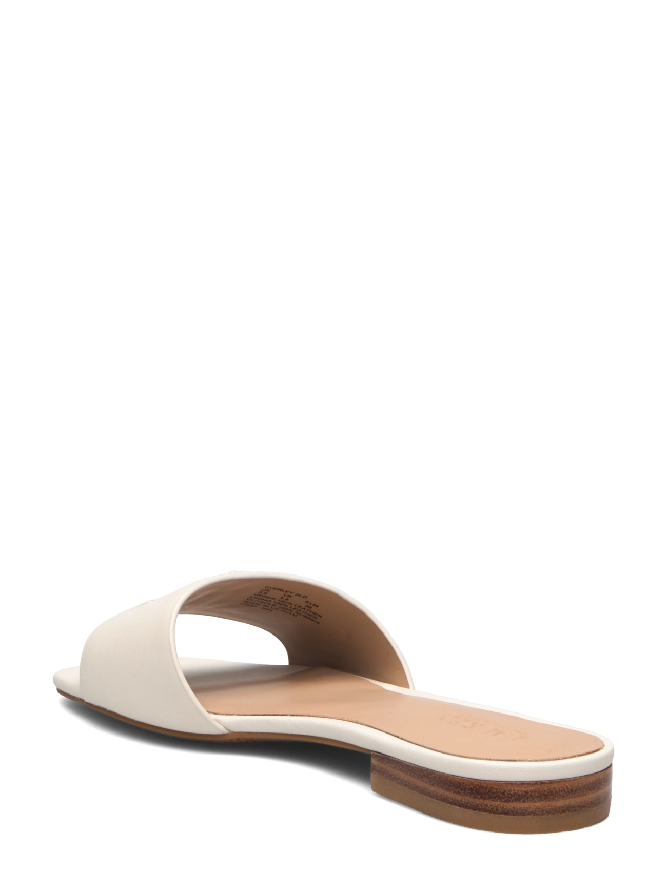 Lauren Ralph Lauren - Everley Nappa Leather Slide Sandal - flache pantoletten - soft white - 2