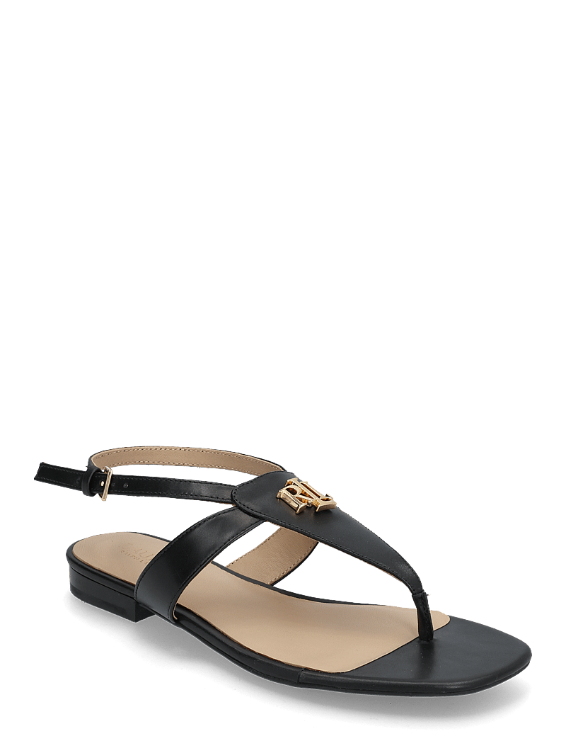 Lauren Ralph Lauren - Everley Calfskin Sandal - gladiator-sandalen - black - 0