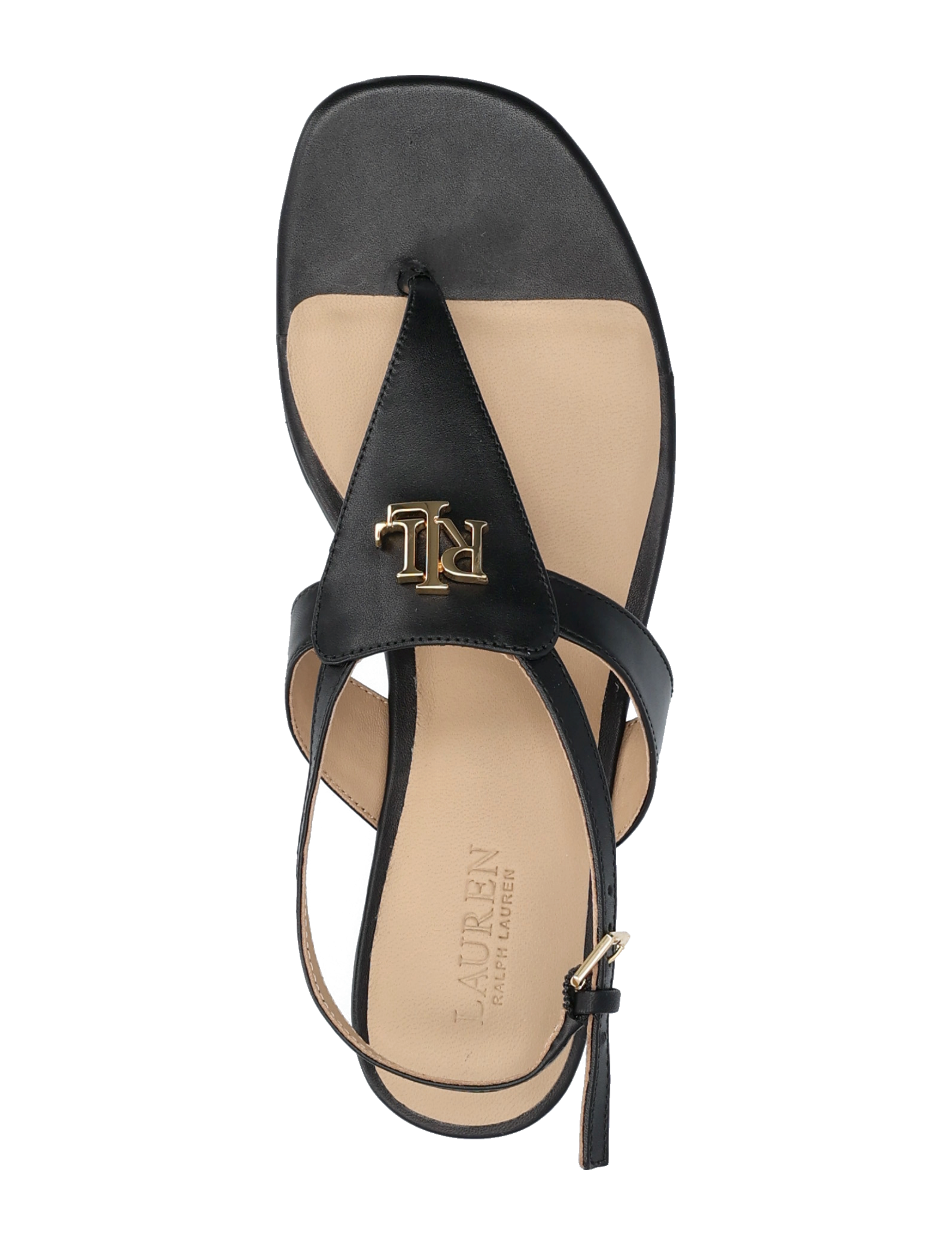 Lauren Ralph Lauren - Everley Calfskin Sandal - black - 3