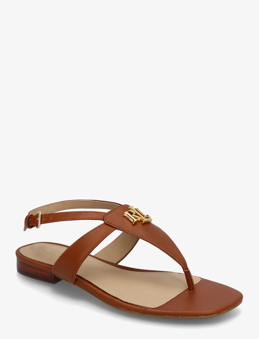 関税送料込【LAUREN RALPH LAUREN】EVERLEY CALFSKIN SANDAL raf802959145_claurentan_v30998