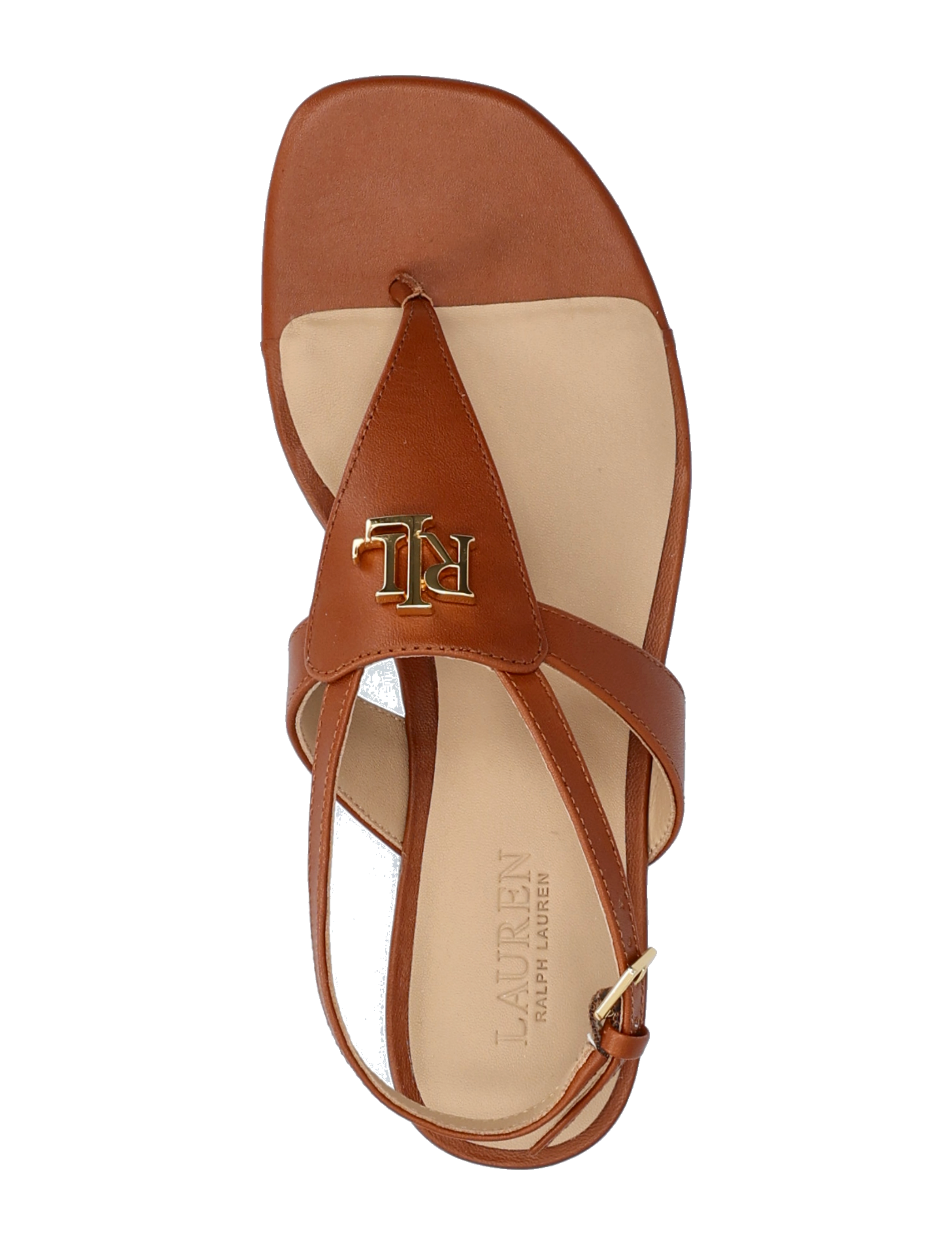 Lauren Ralph Lauren - Everley Calfskin Sandal - lauren tan - 3
