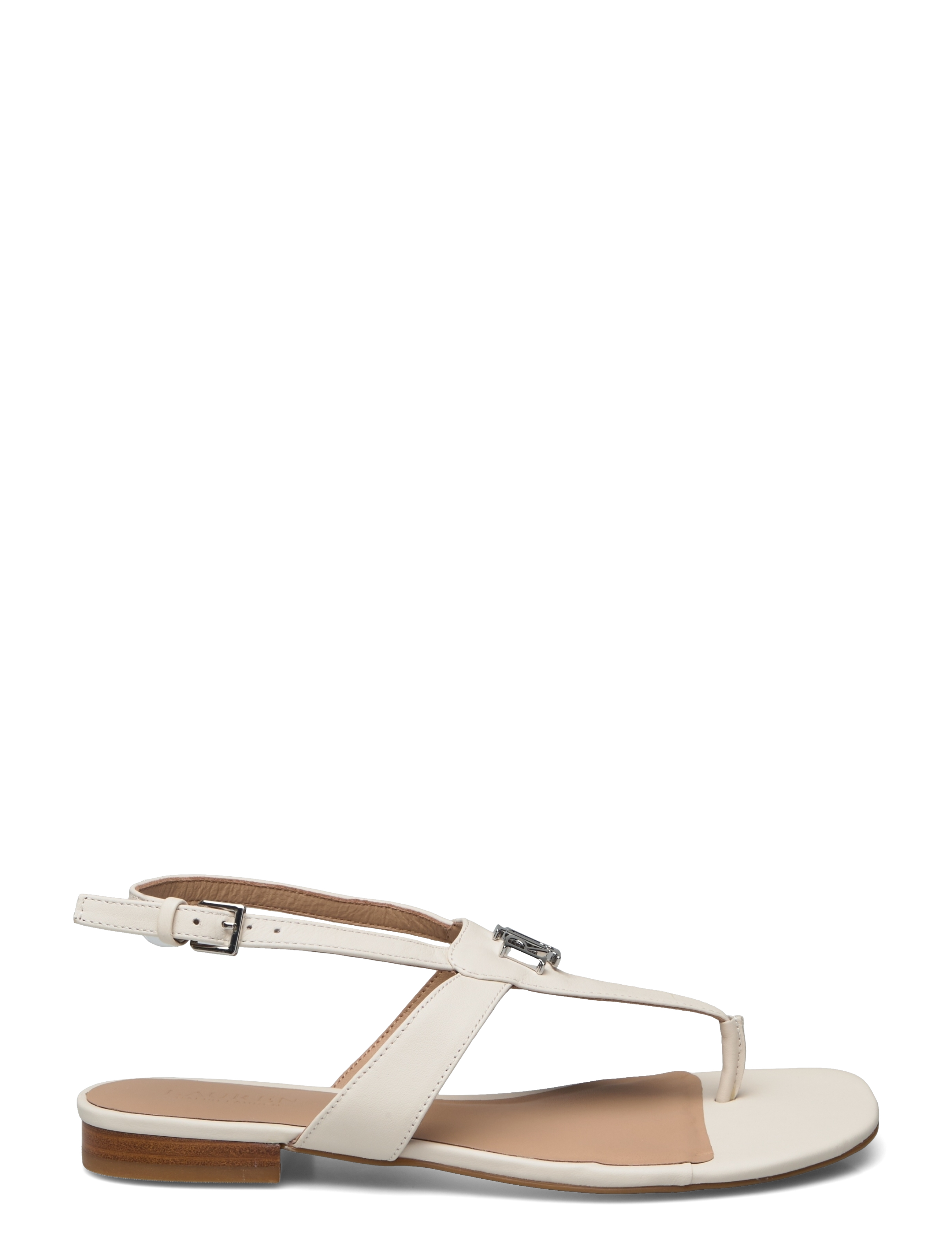 Lauren Ralph Lauren - Everley Nappa Leather Sandal - soft white - 1