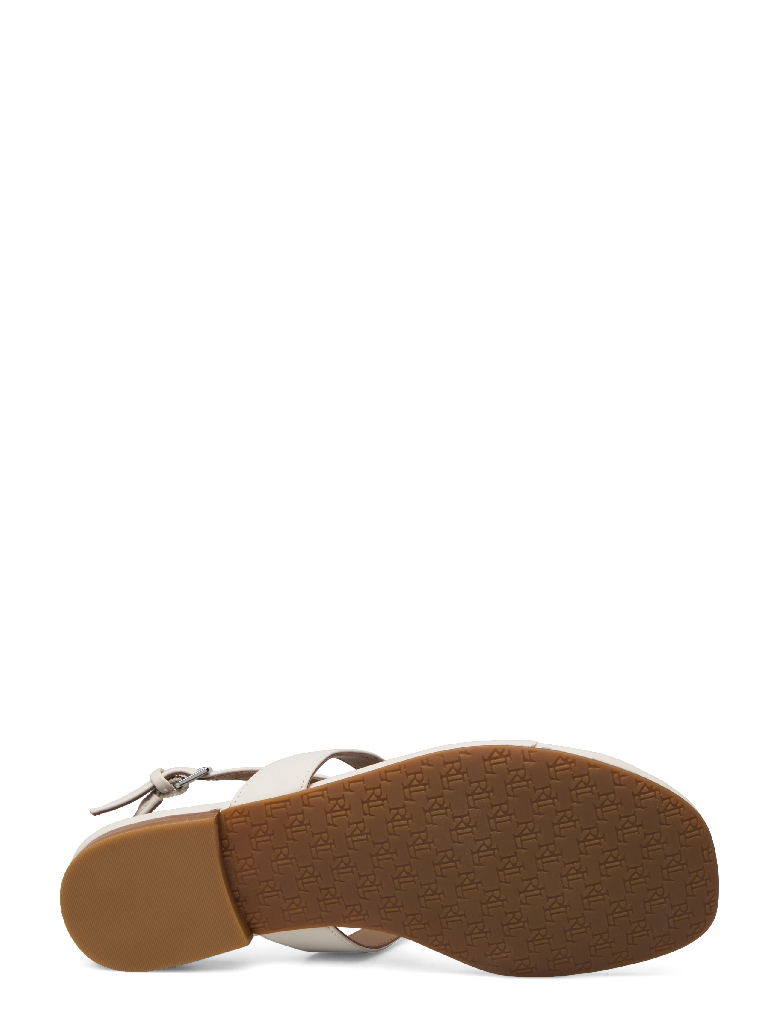 Lauren Ralph Lauren - Everley Nappa Leather Sandal - soft white - 3