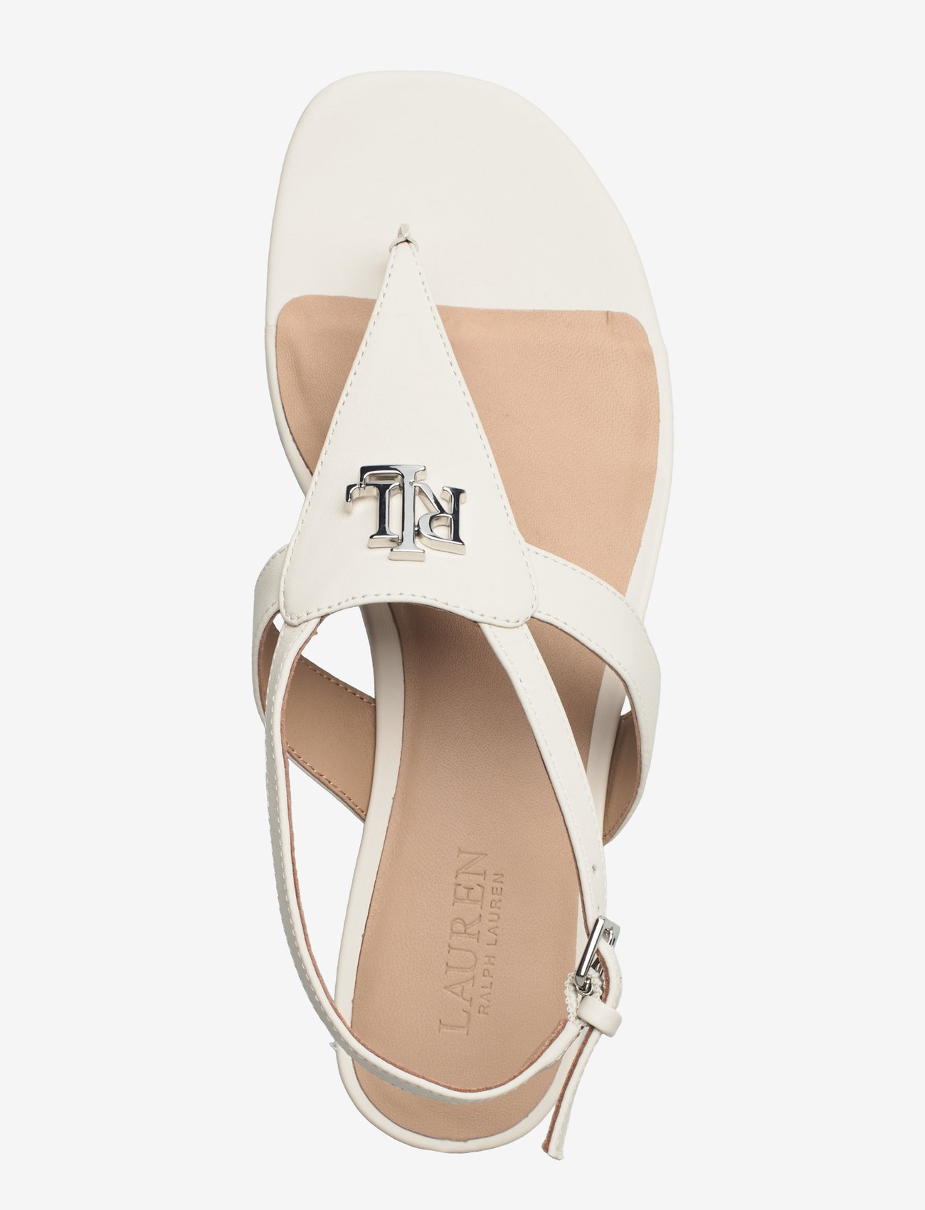 Lauren Ralph Lauren - Everley Nappa Leather Sandal - soft white - 4