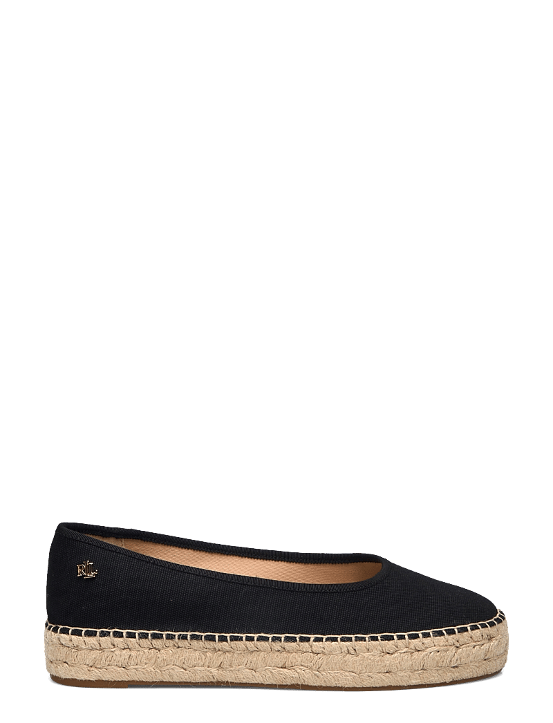 Lauren Ralph Lauren - Luize Canvas Ballet Espadrille - espadrilles - black/black - 1