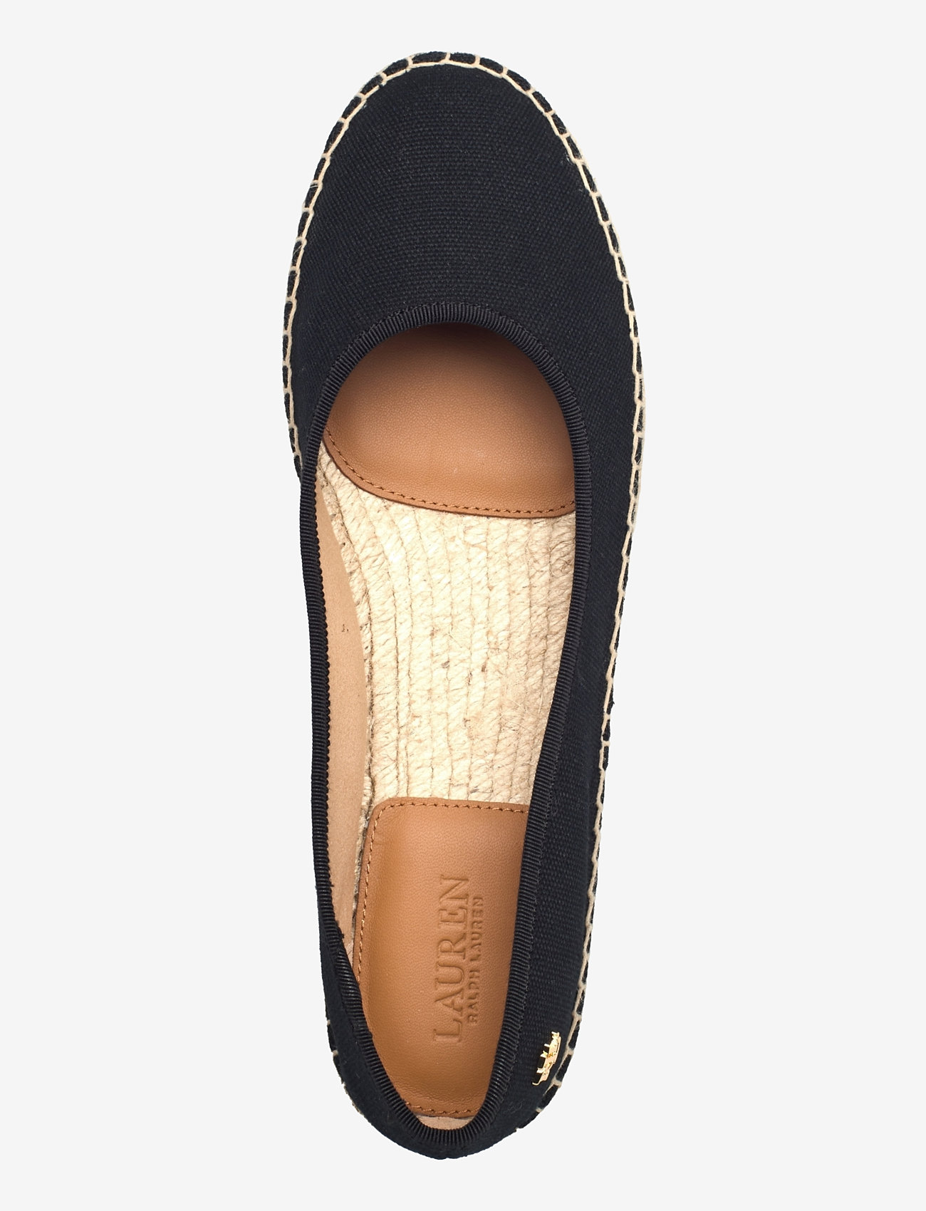 Lauren Ralph Lauren - Luize Canvas Ballet Espadrille - espadrilles - black/black - 3