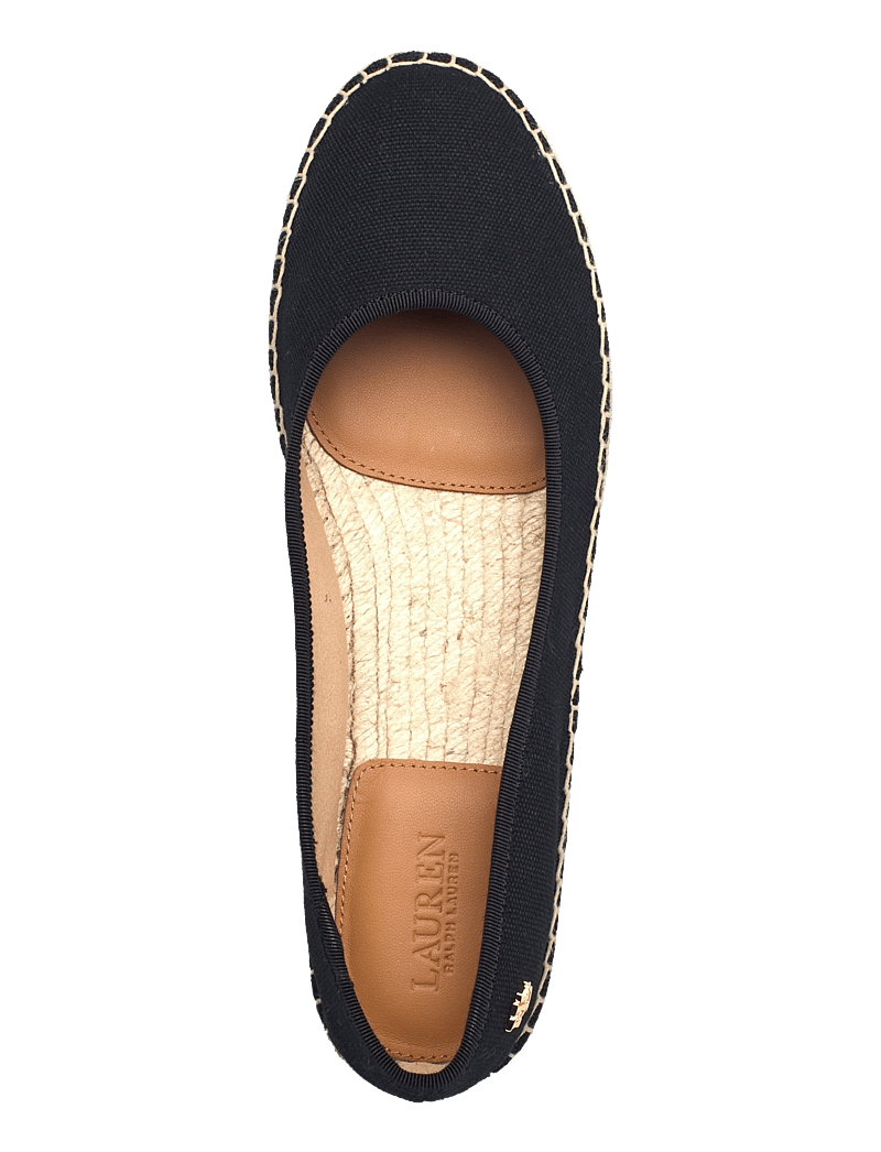 Lauren Ralph Lauren - Luize Canvas Ballet Espadrille - espadrilles - black/black - 3