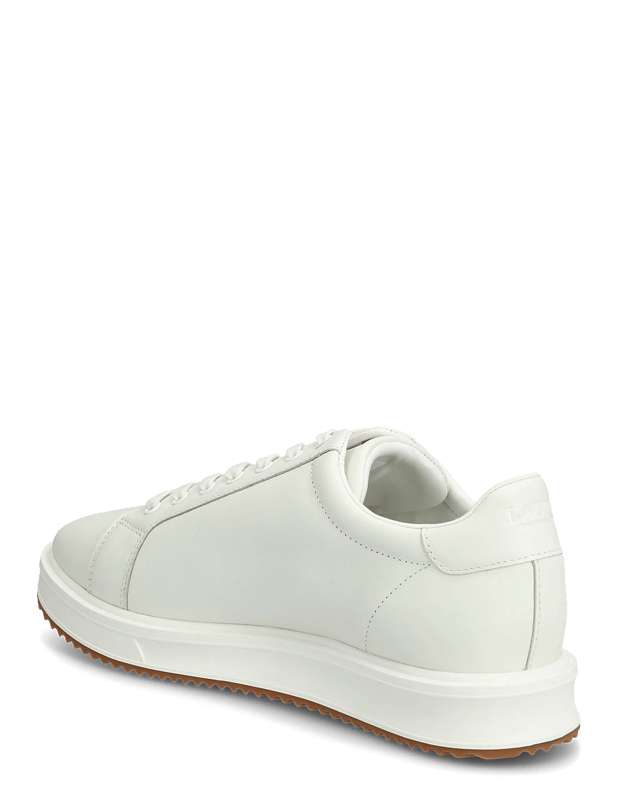Lauren Ralph Lauren - Ainsley Leather Sneaker - confirmation - snow white - 2