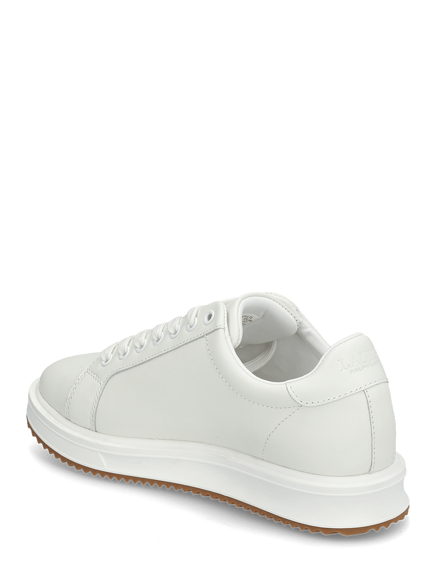 Lauren Ralph Lauren - Ainsley Leather Sneaker - konfirmationstøj - snow white - 2