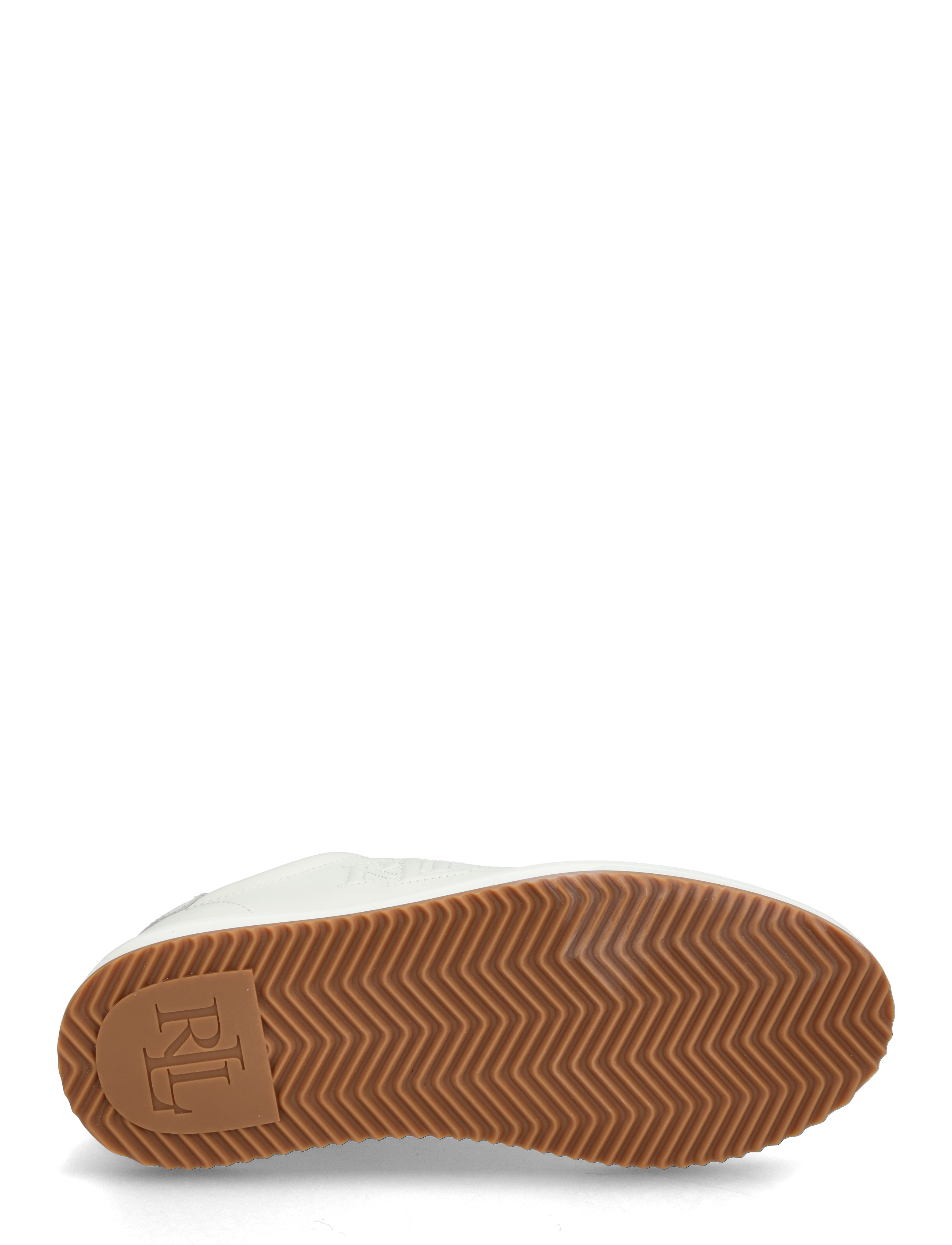 Lauren Ralph Lauren - Ainsley Leather Sneaker - konfirmationstøj - snow white - 4