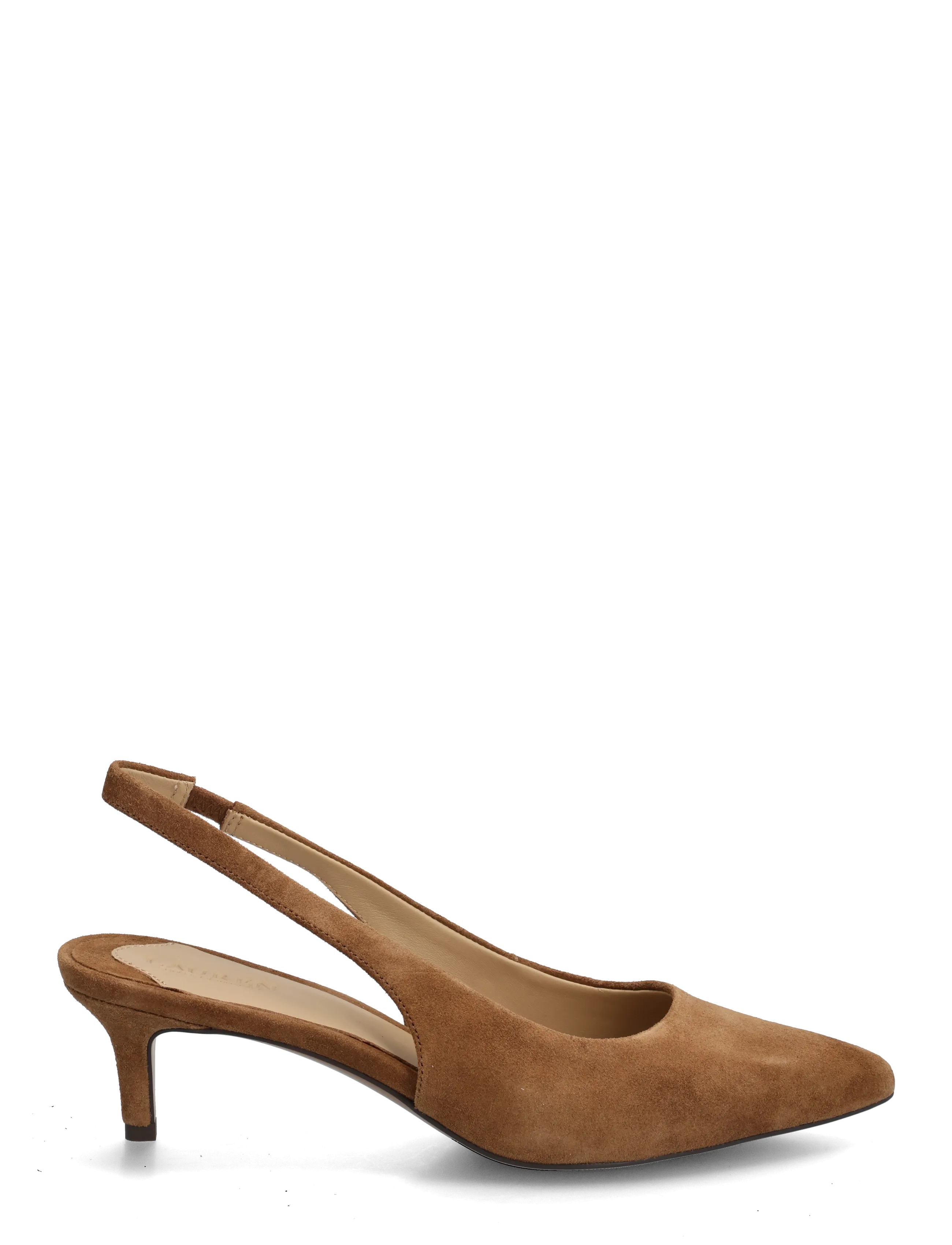 Lauren Ralph Lauren - Lolah II Suede Slingback Pump - escarpins slingbacks - light tobacco - 1