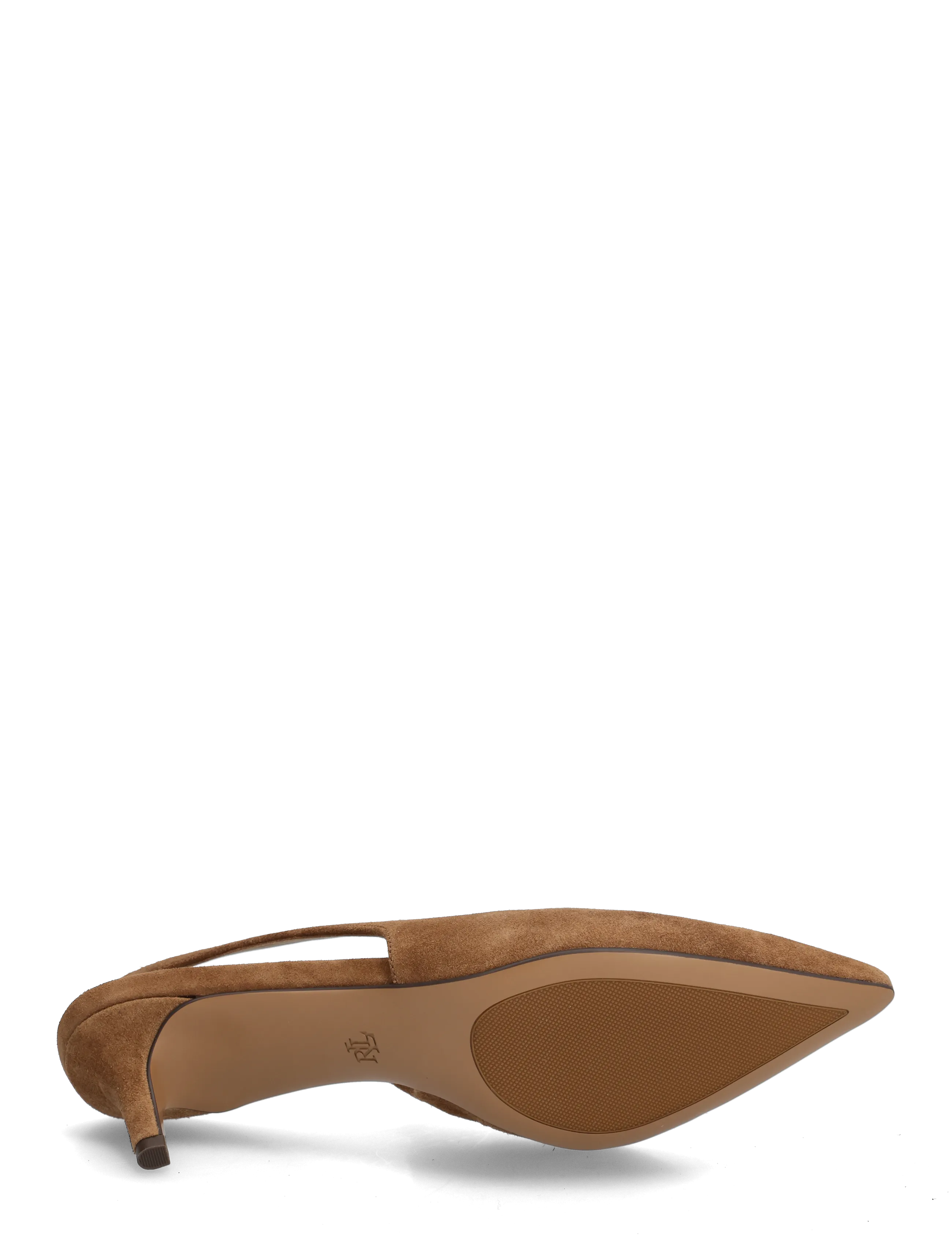 Lauren Ralph Lauren - Lolah II Suede Slingback Pump - escarpins slingbacks - light tobacco - 4