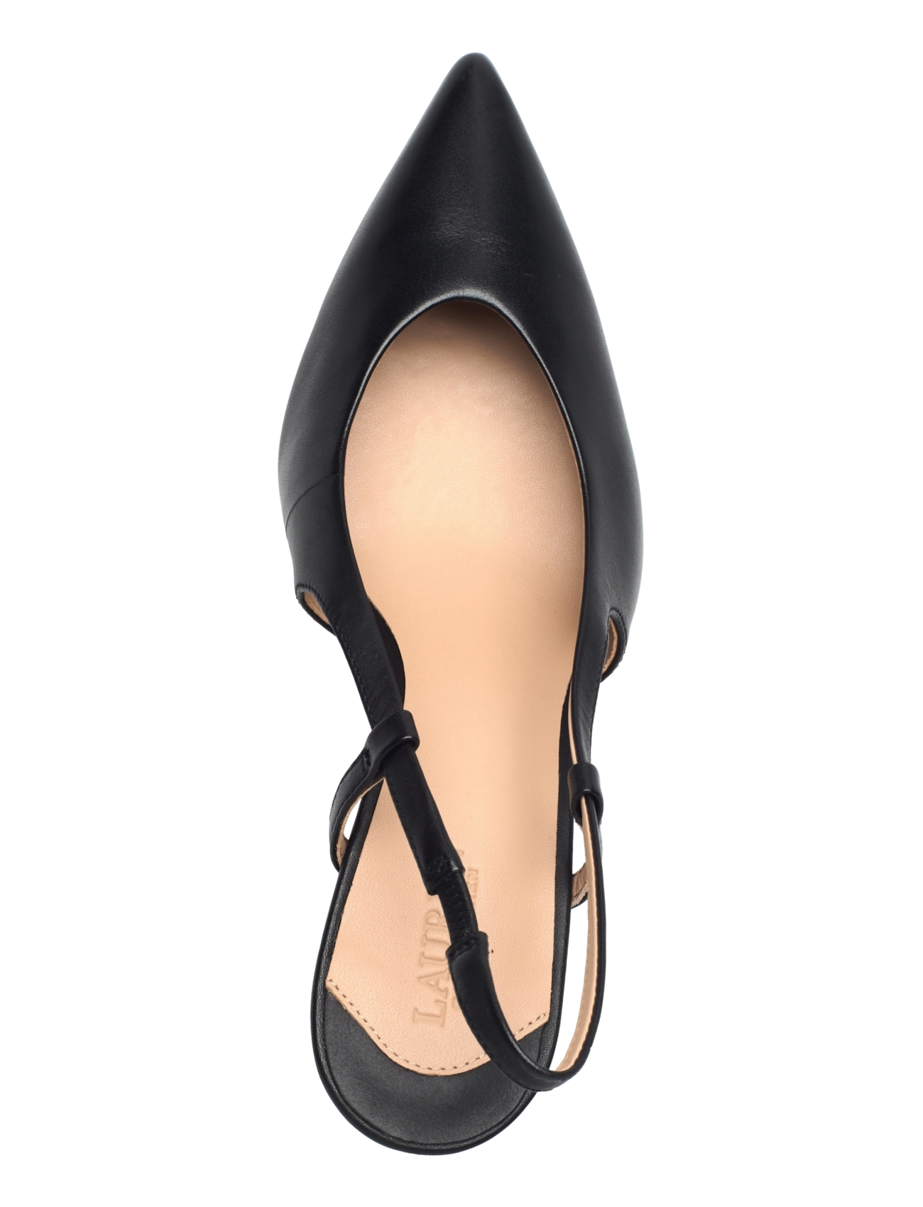 Lauren Ralph Lauren - Khloe Calfskin Slingback Pump - black - 3