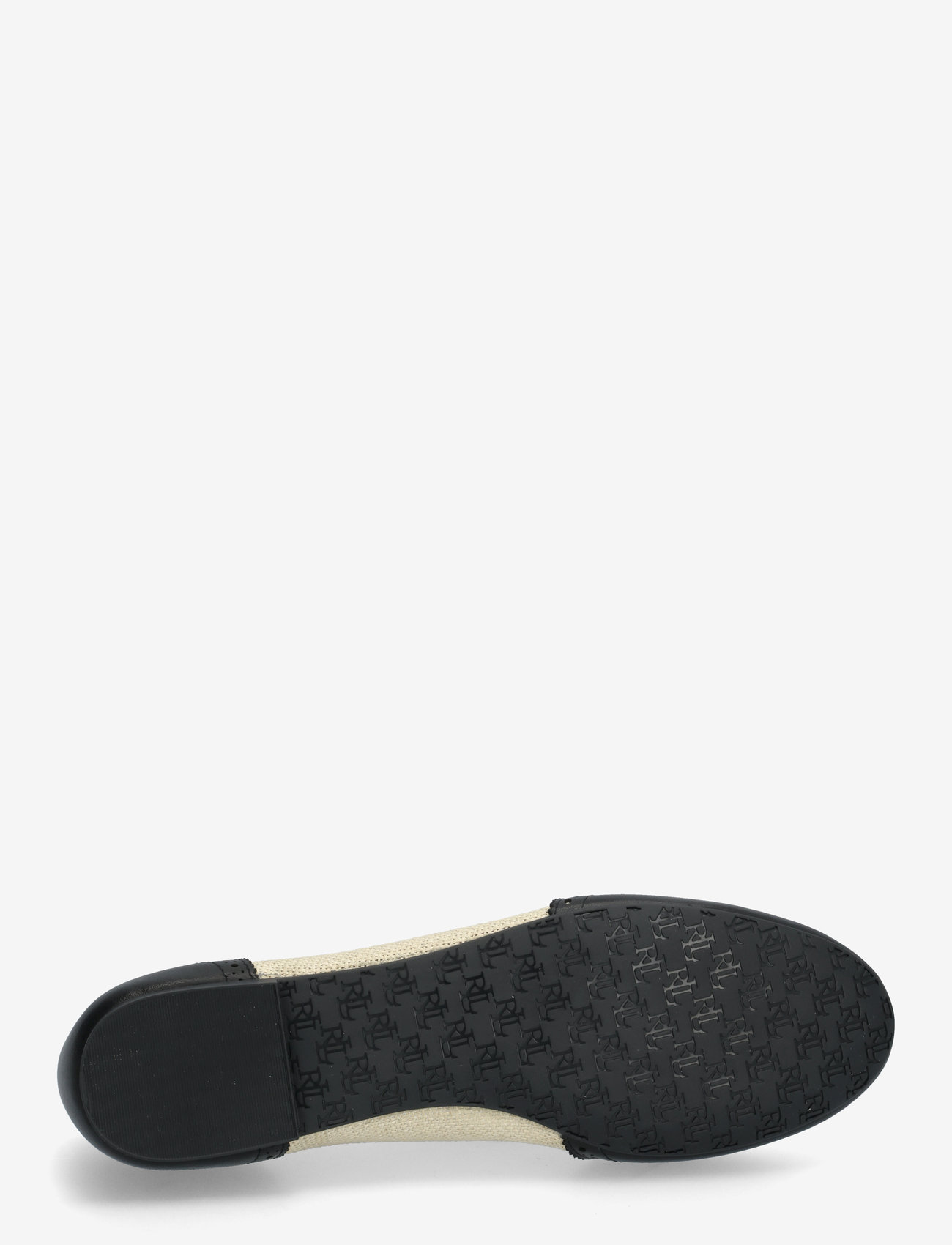 Lauren Ralph Lauren - Jayna Wingtip Ballet Flat - light natural/bla - 4