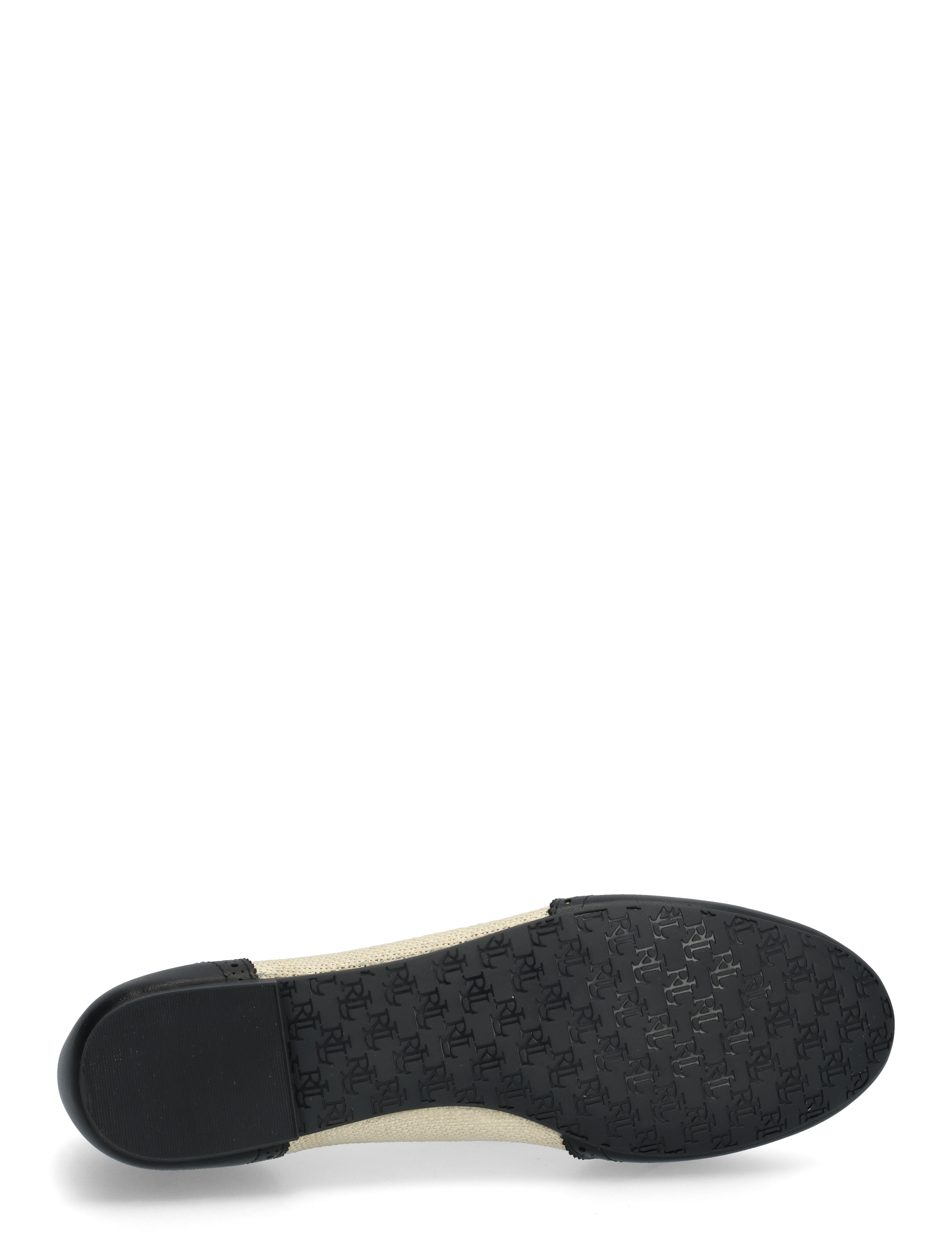Lauren Ralph Lauren - Jayna Wingtip Ballet Flat - light natural/bla - 4