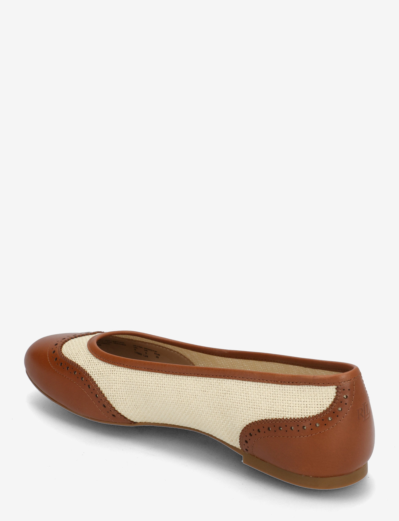 Lauren Ralph Lauren - Jayna Wingtip Ballet Flat - light natural/lau - 2