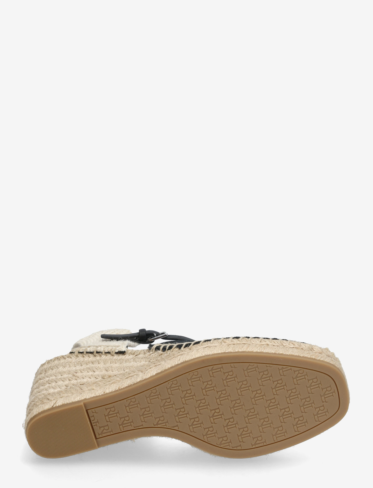 Lauren Ralph Lauren - Robby Canvas & Jute Espadrille - kontsaga espadrillid - black/black/natur - 4