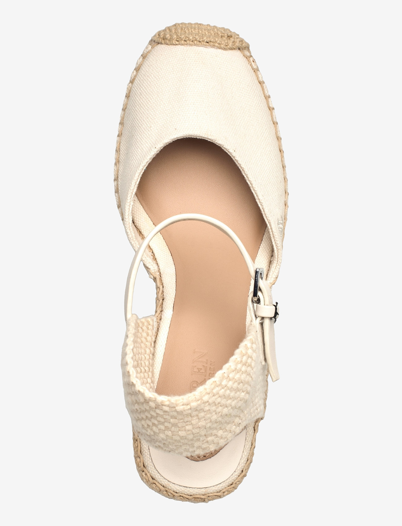 Lauren Ralph Lauren - Robby Canvas & Jute Espadrille - kontsaga espadrillid - sft wht/sft wht/n - 3