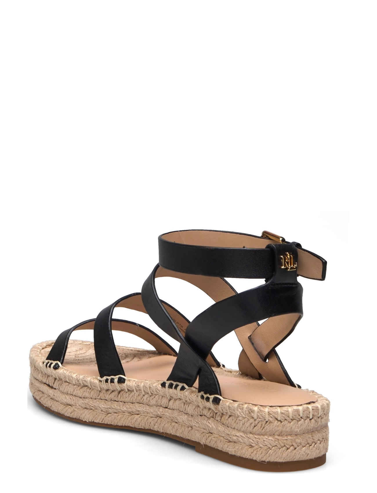 Lauren Ralph Lauren - Polly Leather Gladiator Espadrille - black - 2