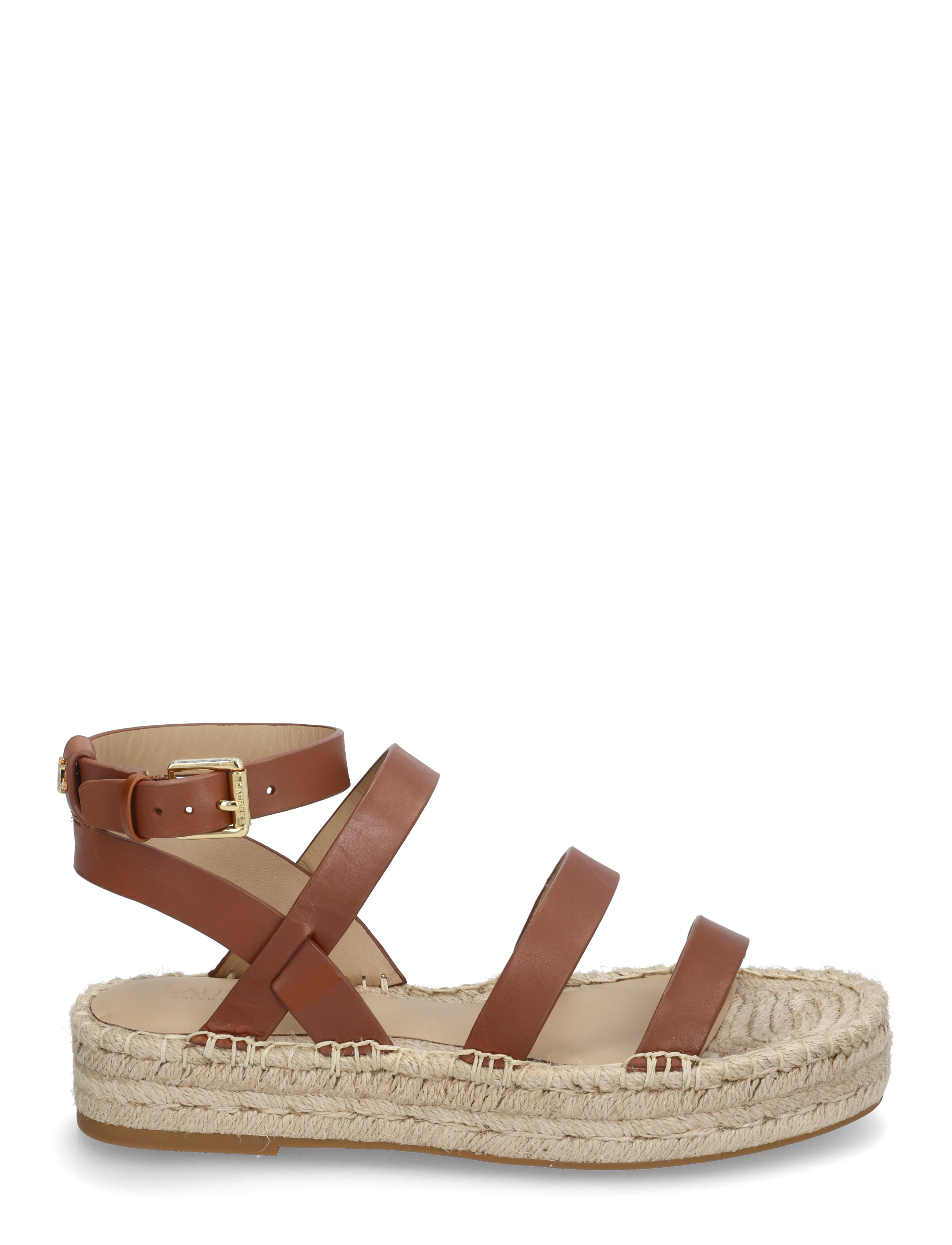 Lauren Ralph Lauren - Polly Leather Gladiator Espadrille - espadrillos - lauren tan - 1