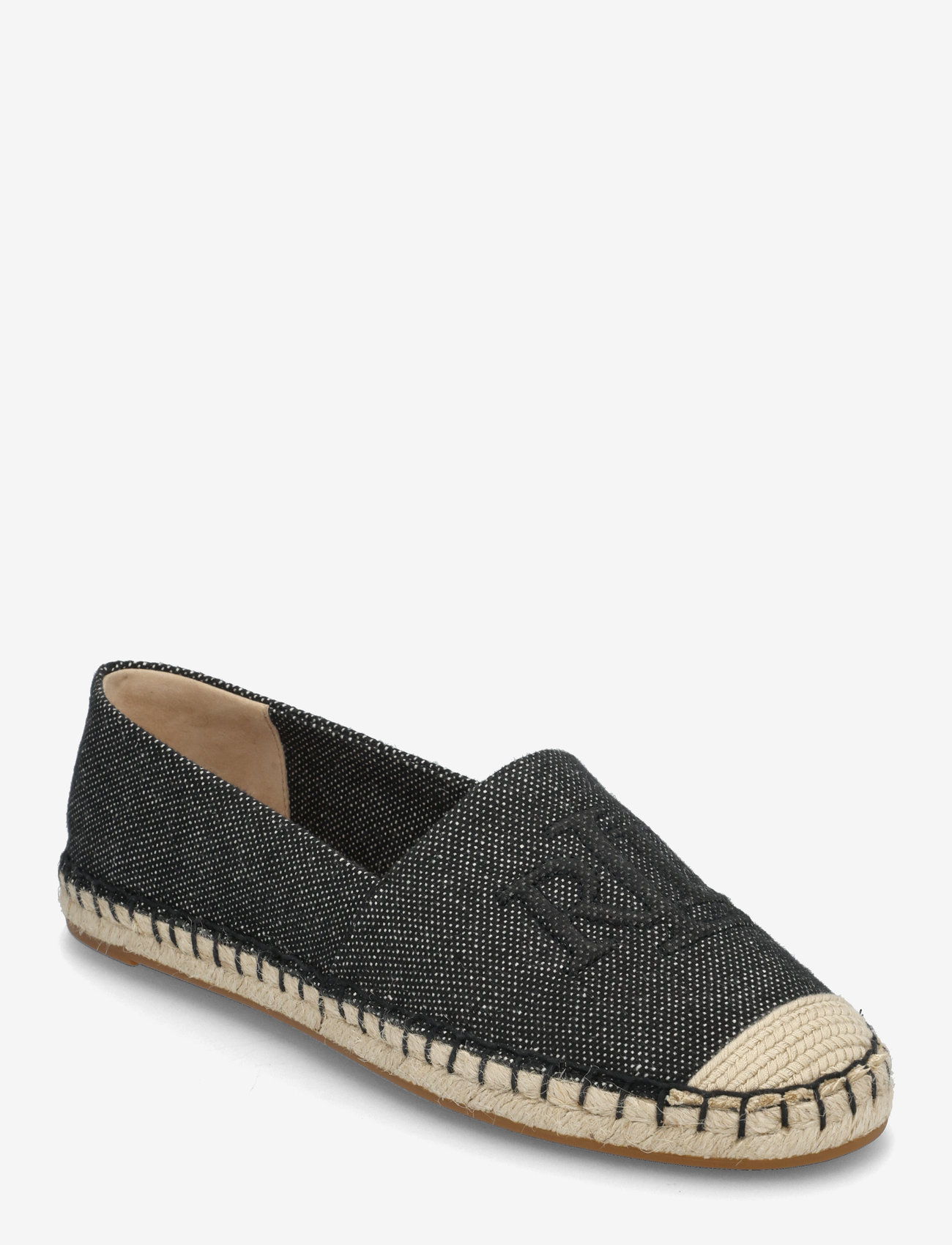 Lauren Ralph Lauren - Cameryn Cross-Dyed Canvas Espadrille - espadrilles - natural/black - 0